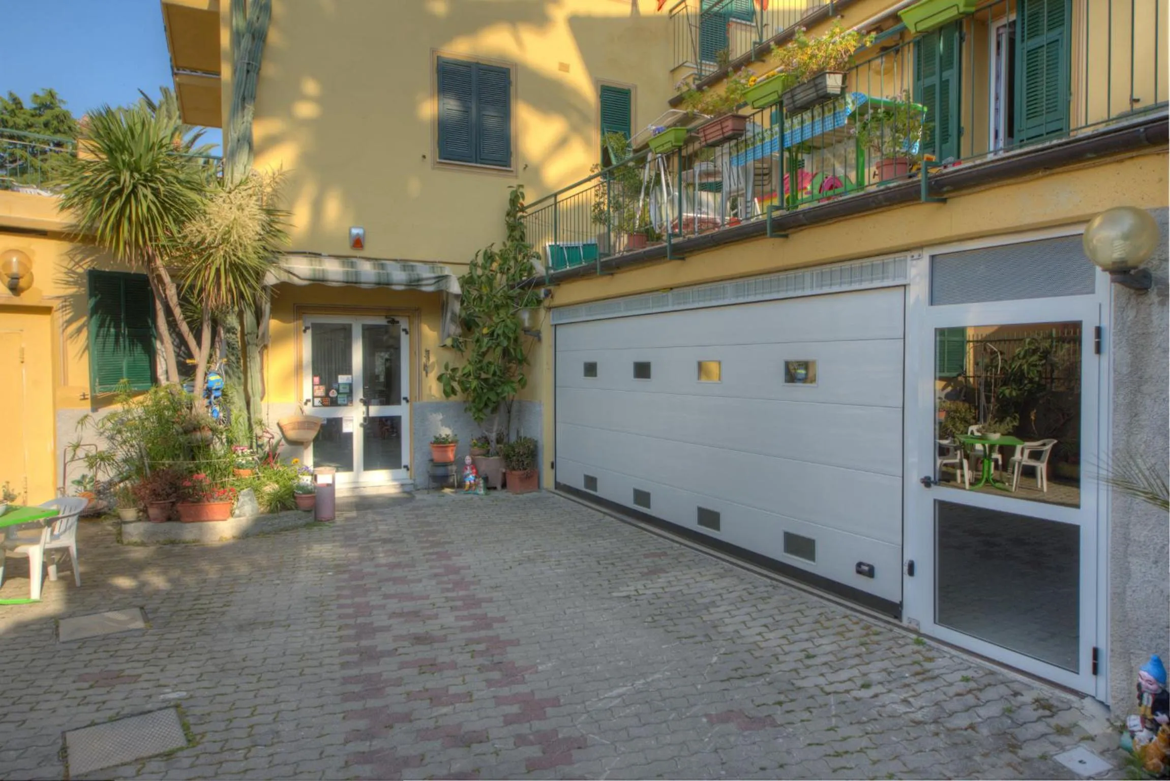 Patio in Hotel Deutsche Familien