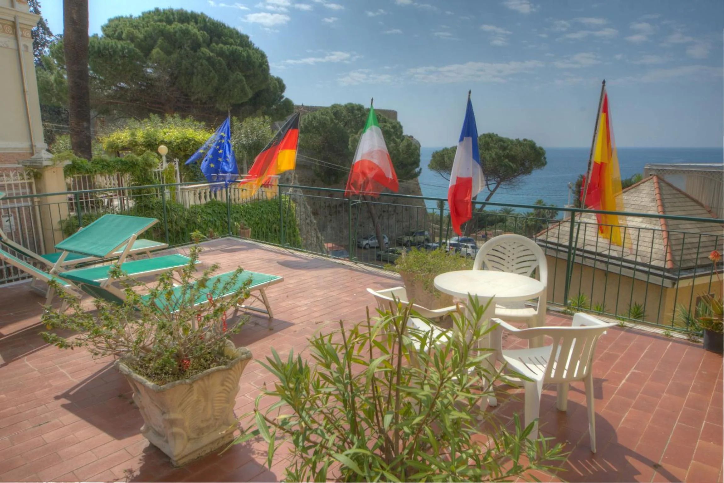 Balcony/Terrace in Hotel Deutsche Familien