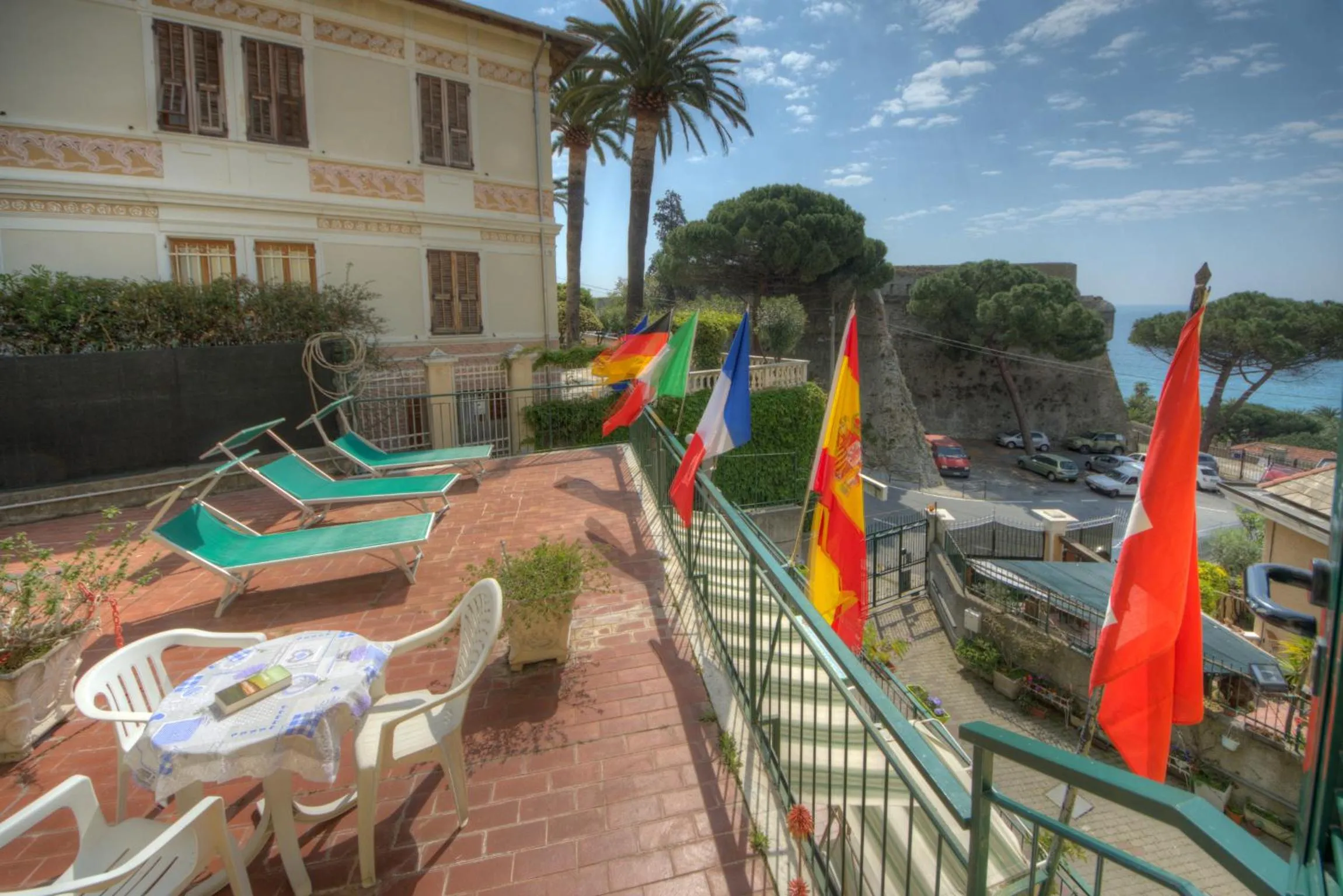 Balcony/Terrace in Hotel Deutsche Familien