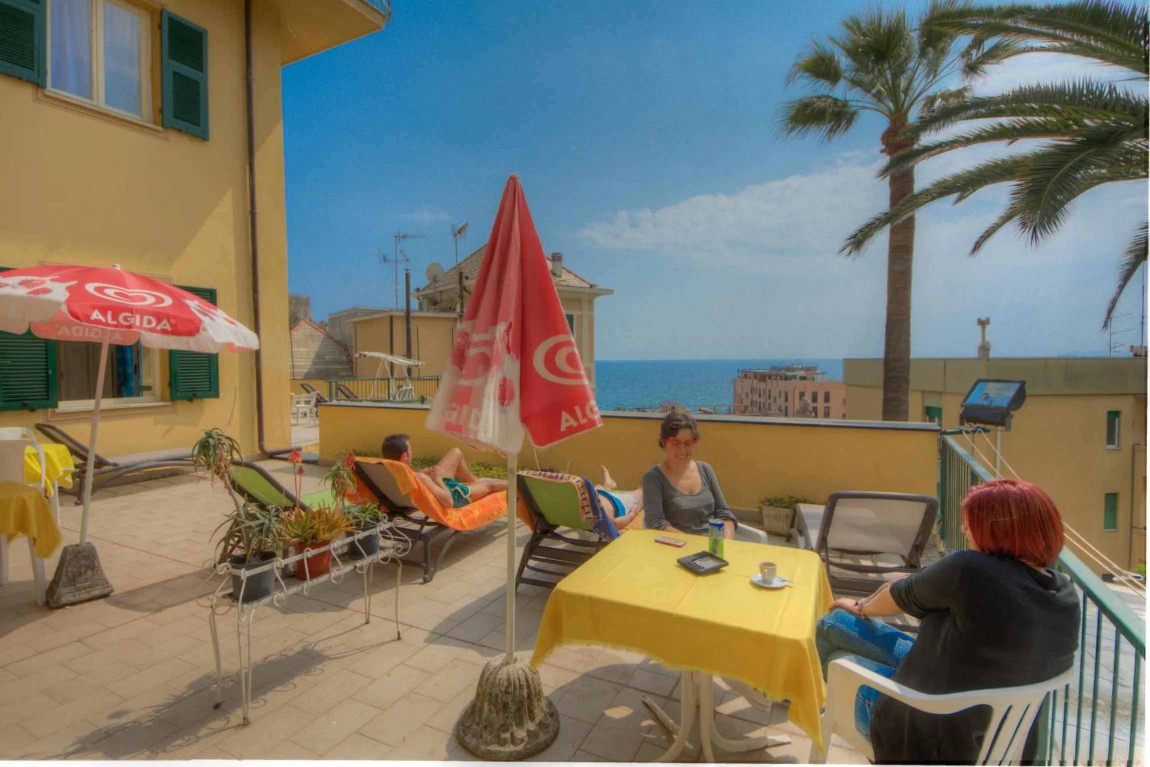 Balcony/Terrace in Hotel Deutsche Familien