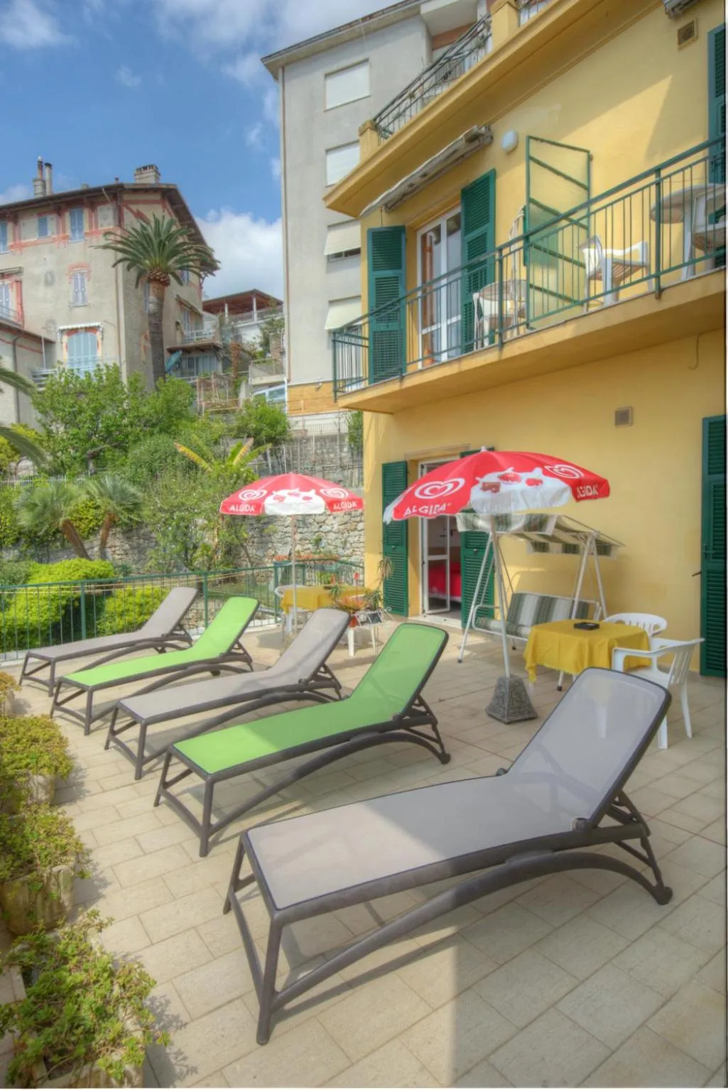 Patio in Hotel Deutsche Familien