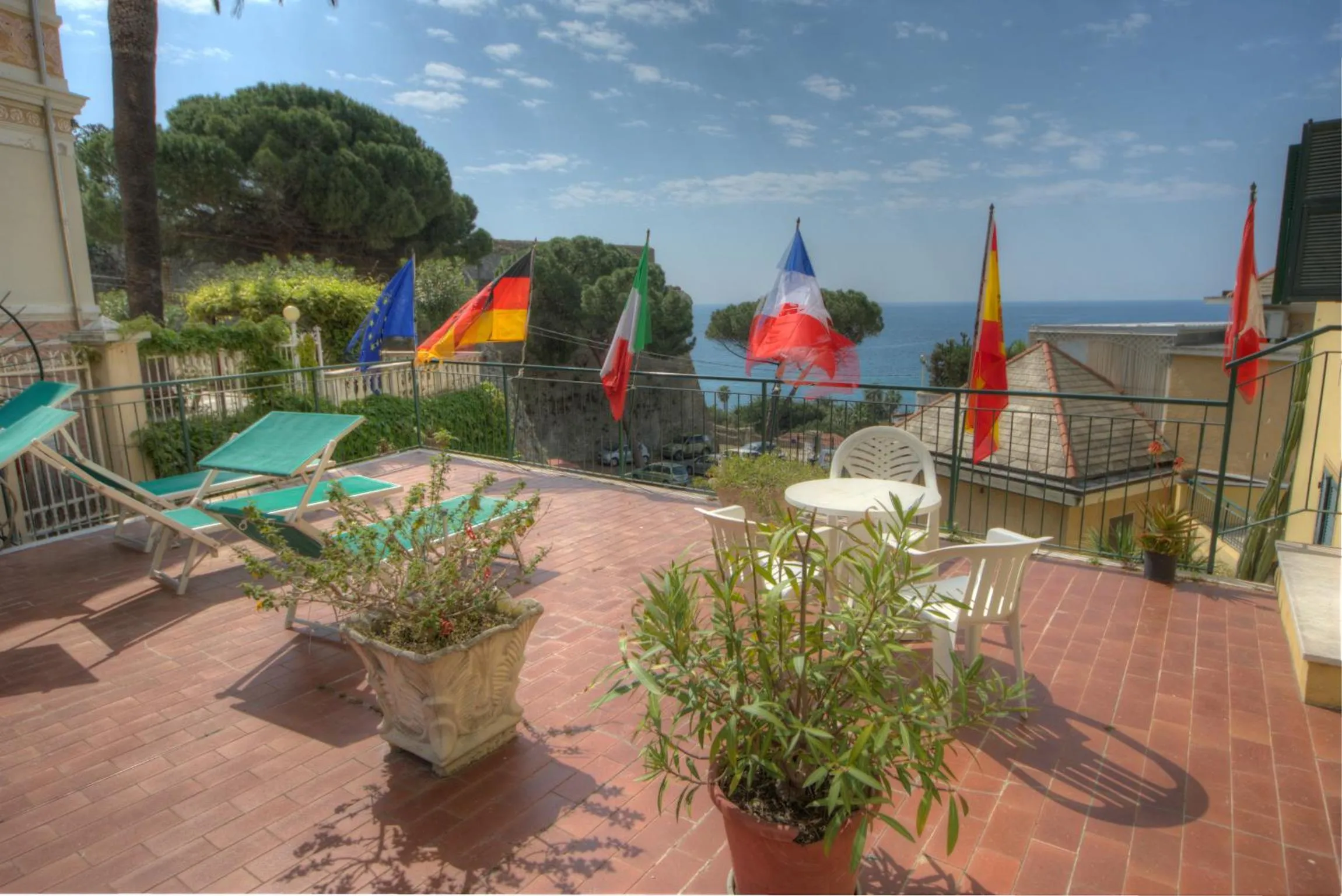 Balcony/Terrace in Hotel Deutsche Familien