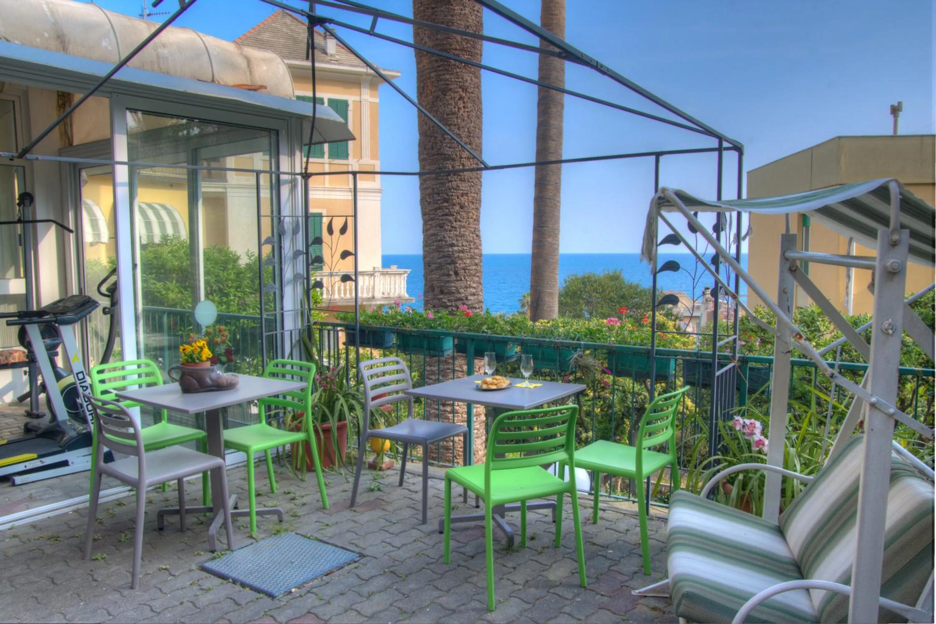 Patio in Hotel Deutsche Familien