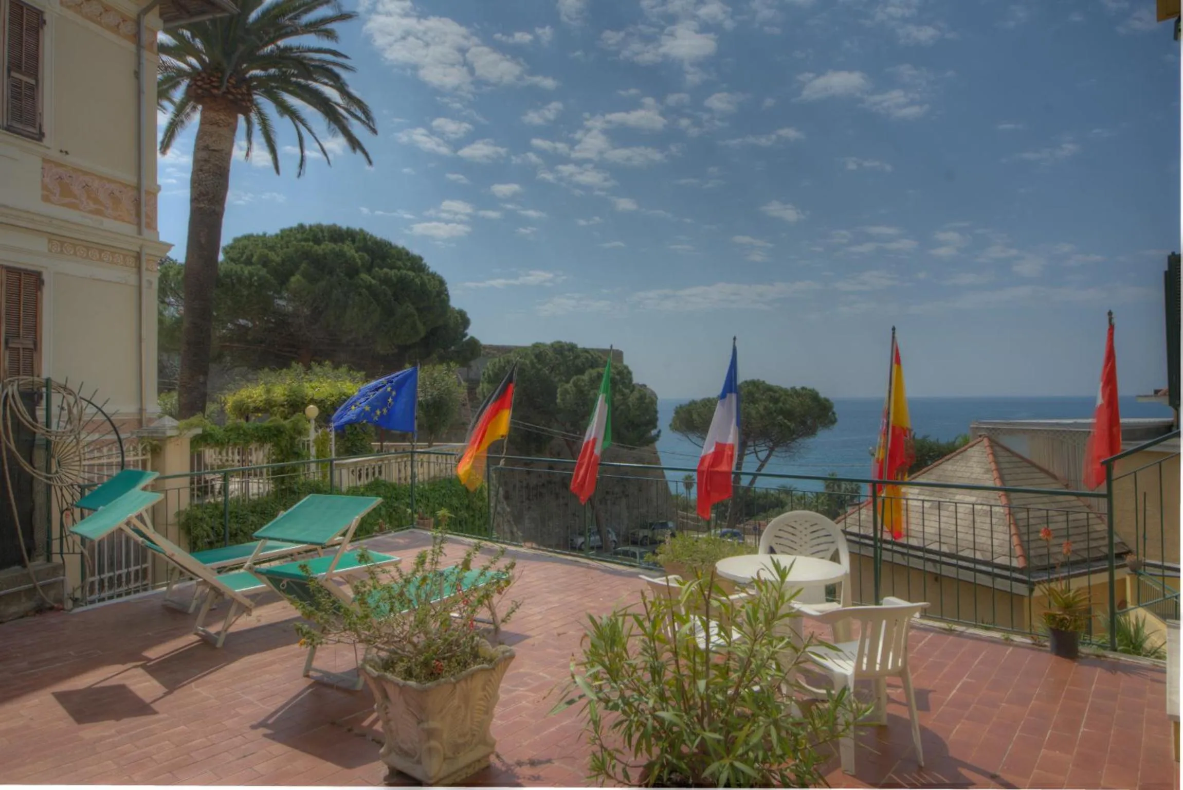 Balcony/Terrace in Hotel Deutsche Familien