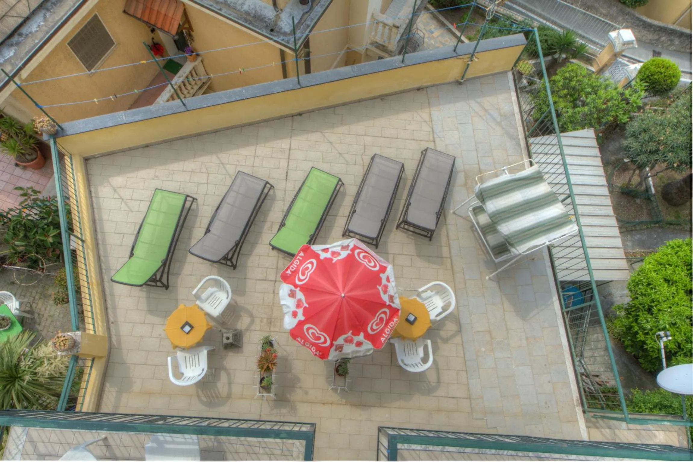 Balcony/Terrace in Hotel Deutsche Familien