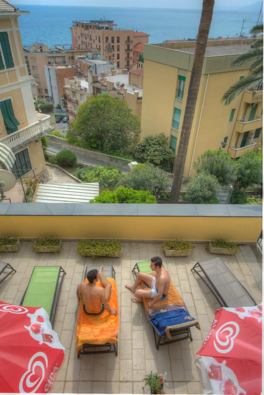 Balcony/Terrace in Hotel Deutsche Familien
