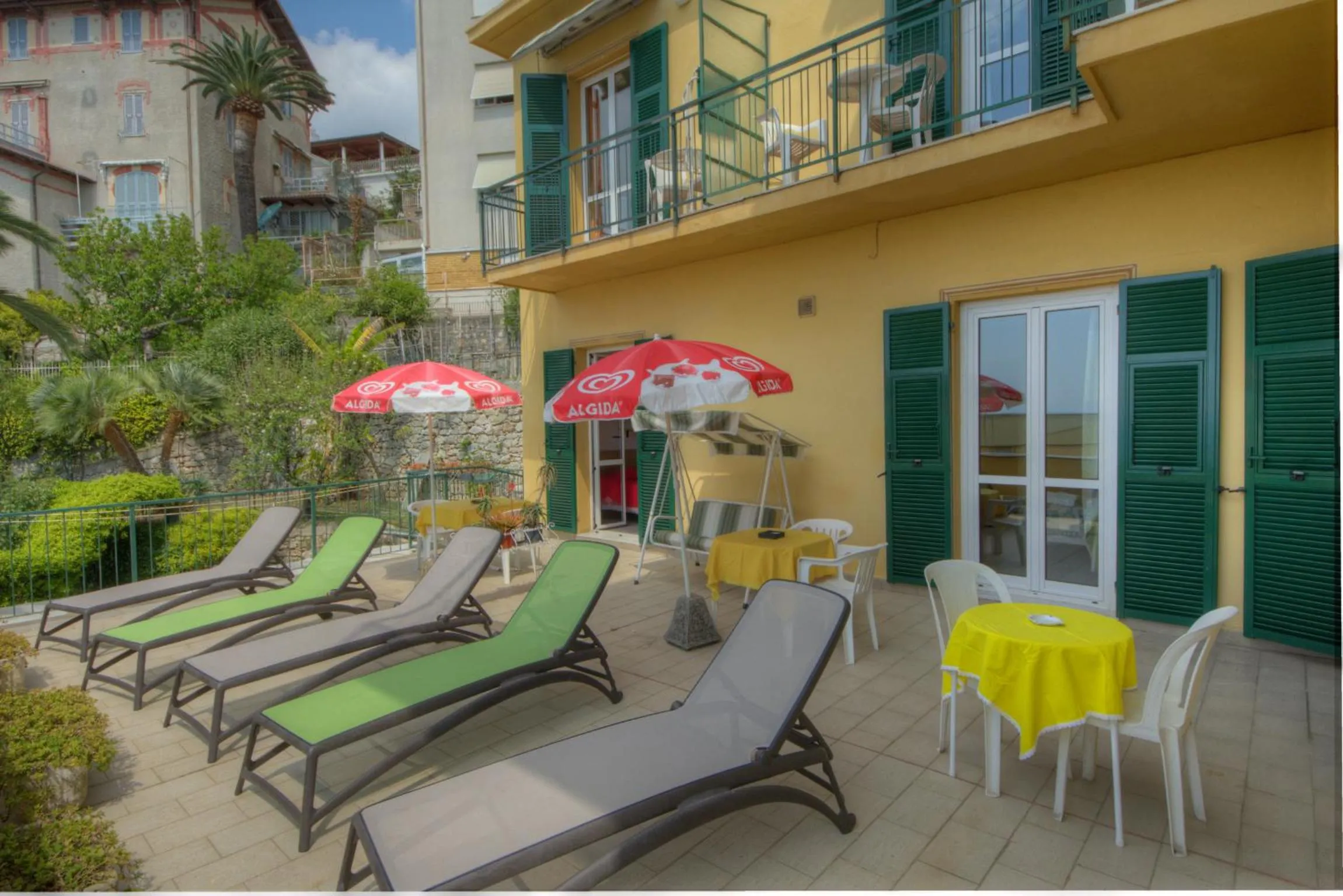 Patio in Hotel Deutsche Familien