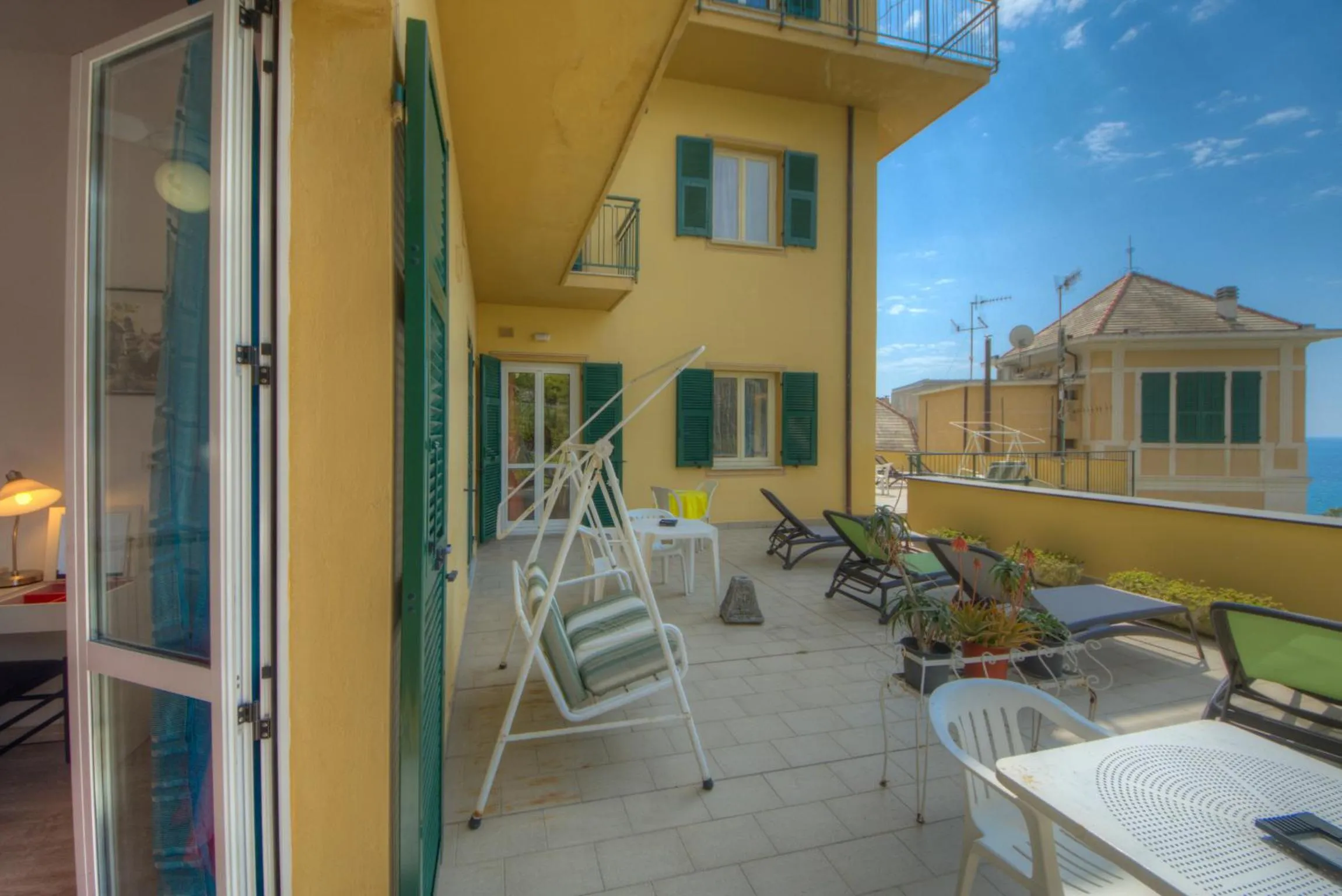 Patio in Hotel Deutsche Familien