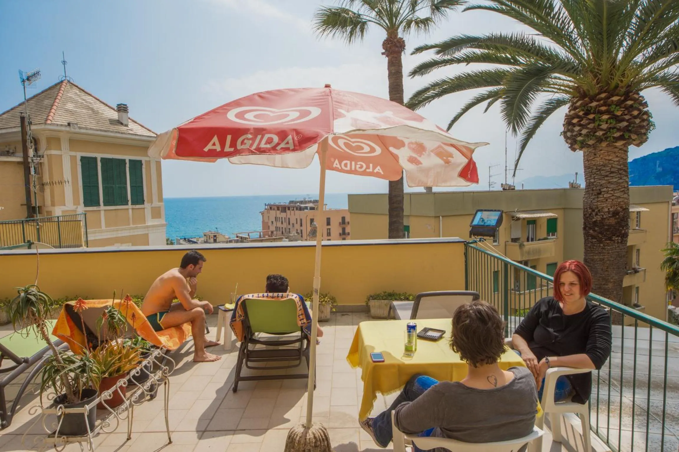 Balcony/Terrace in Hotel Deutsche Familien
