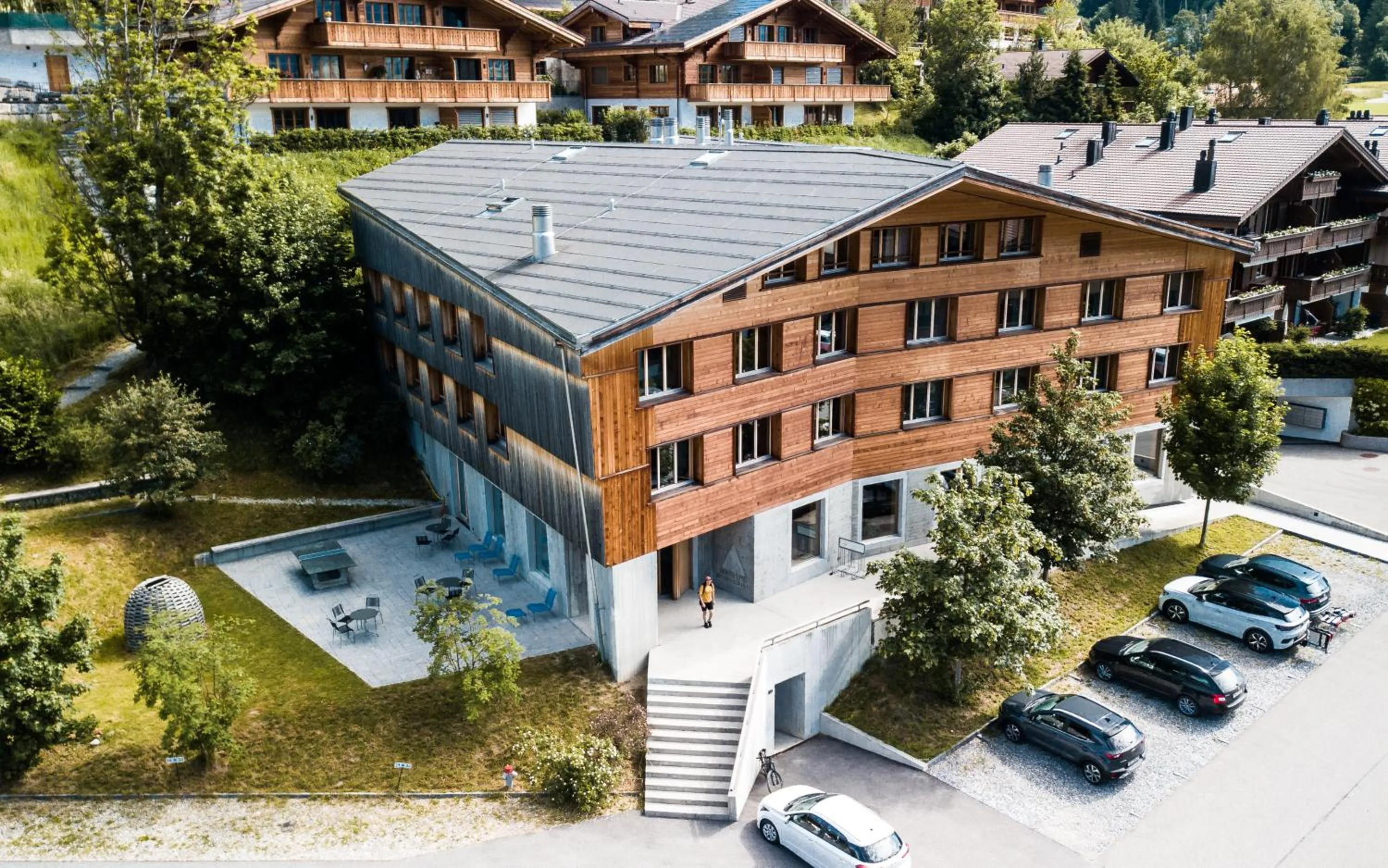 Property building in Saanen Gstaad Youth Hostel