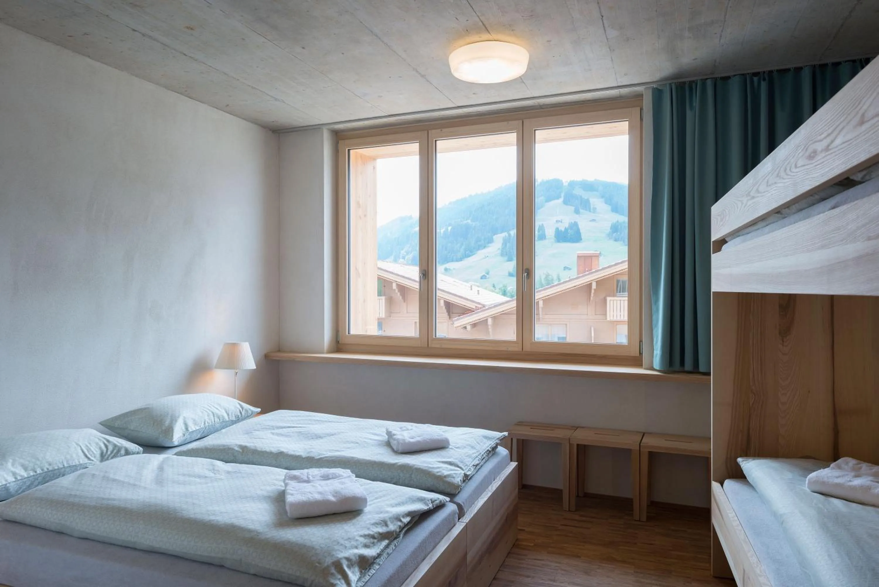 Bed in Saanen Gstaad Youth Hostel