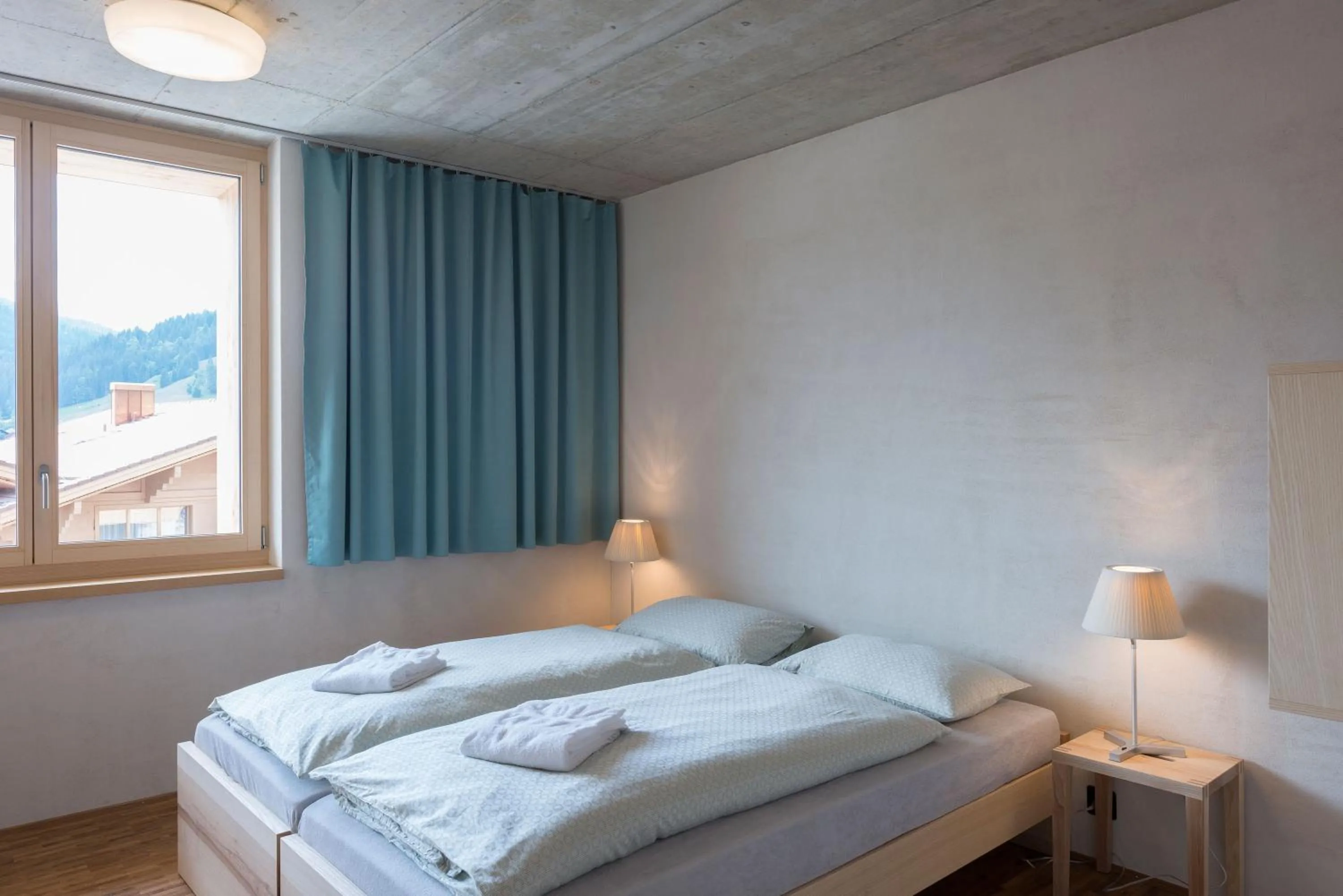 Bed in Saanen Gstaad Youth Hostel