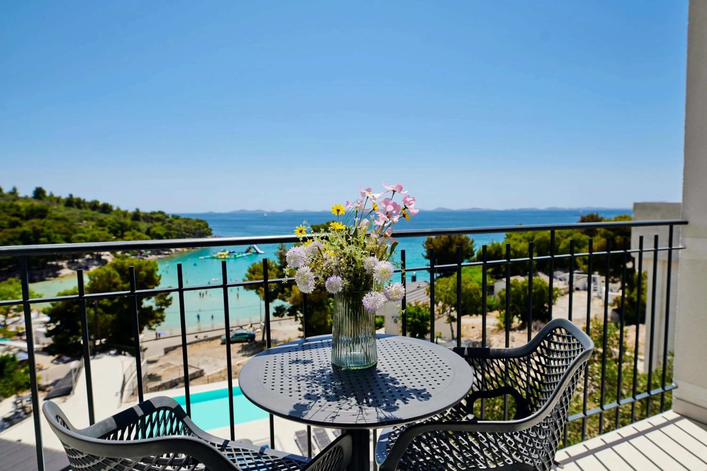 Double or Twin Room with Sea View and Balcony in Colentum Resort Murter