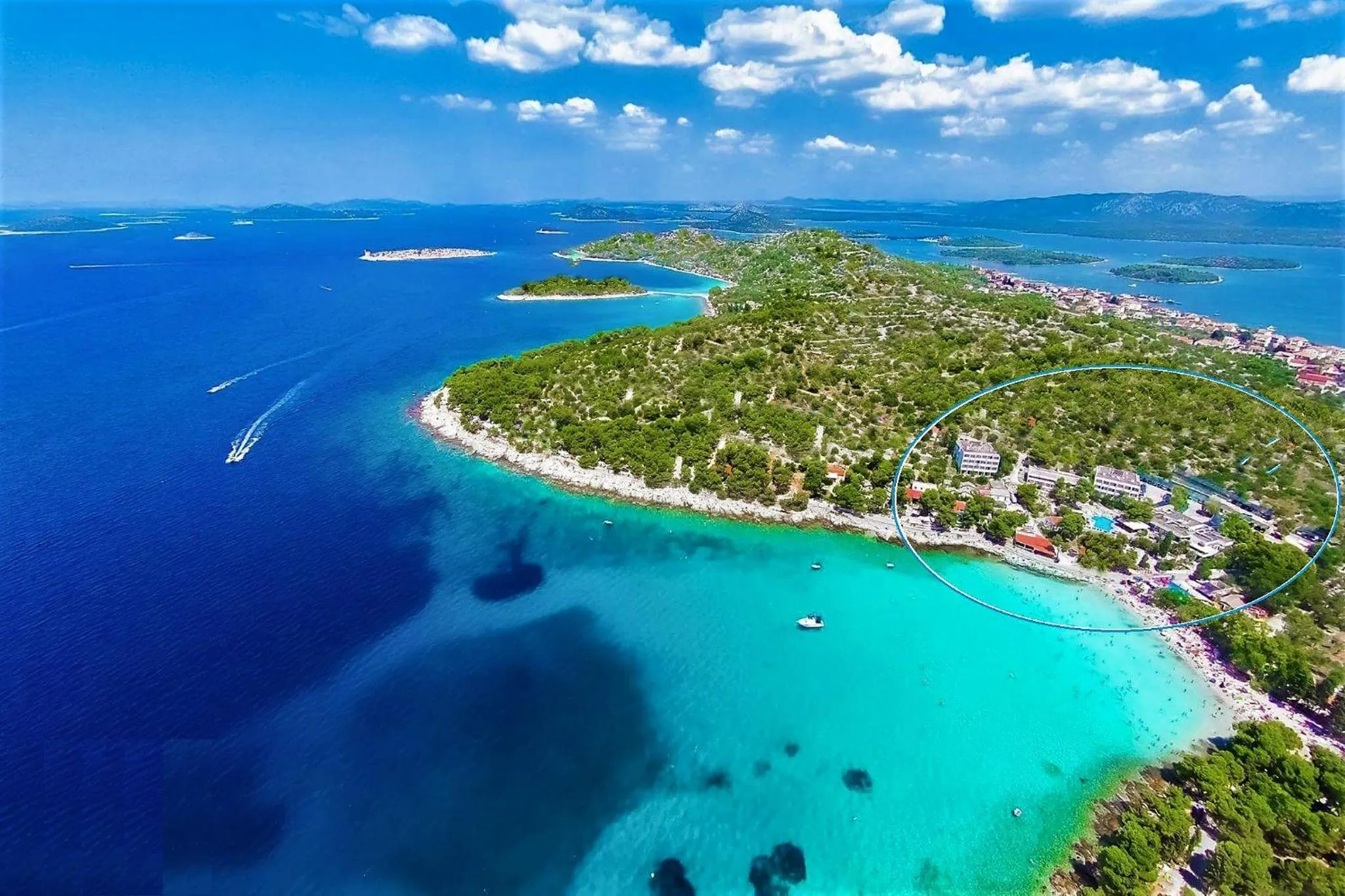 Beach in Colentum Resort Murter