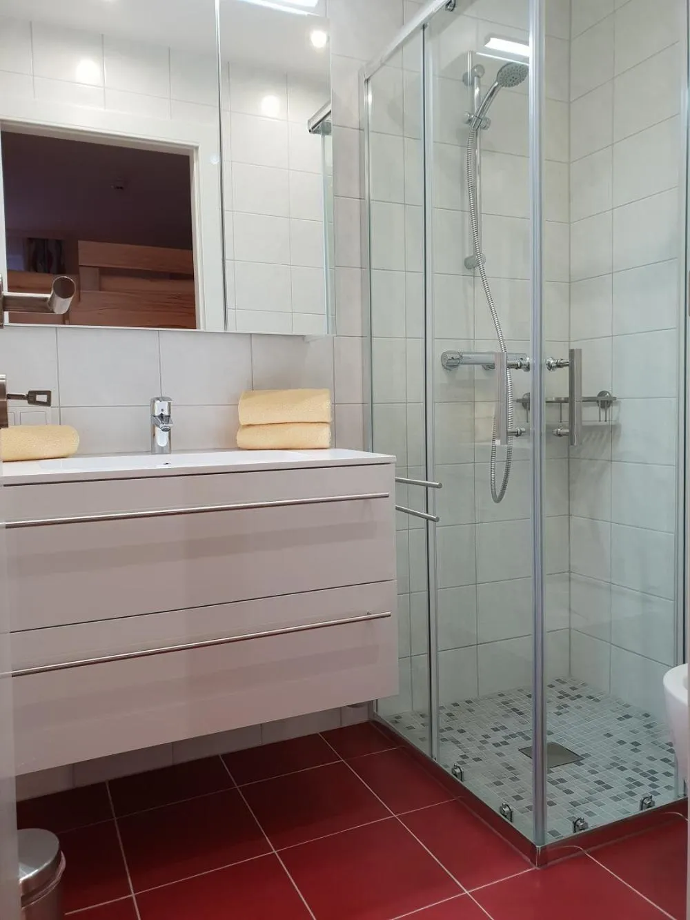 Bathroom in Ferienwohnung Ski-Hans