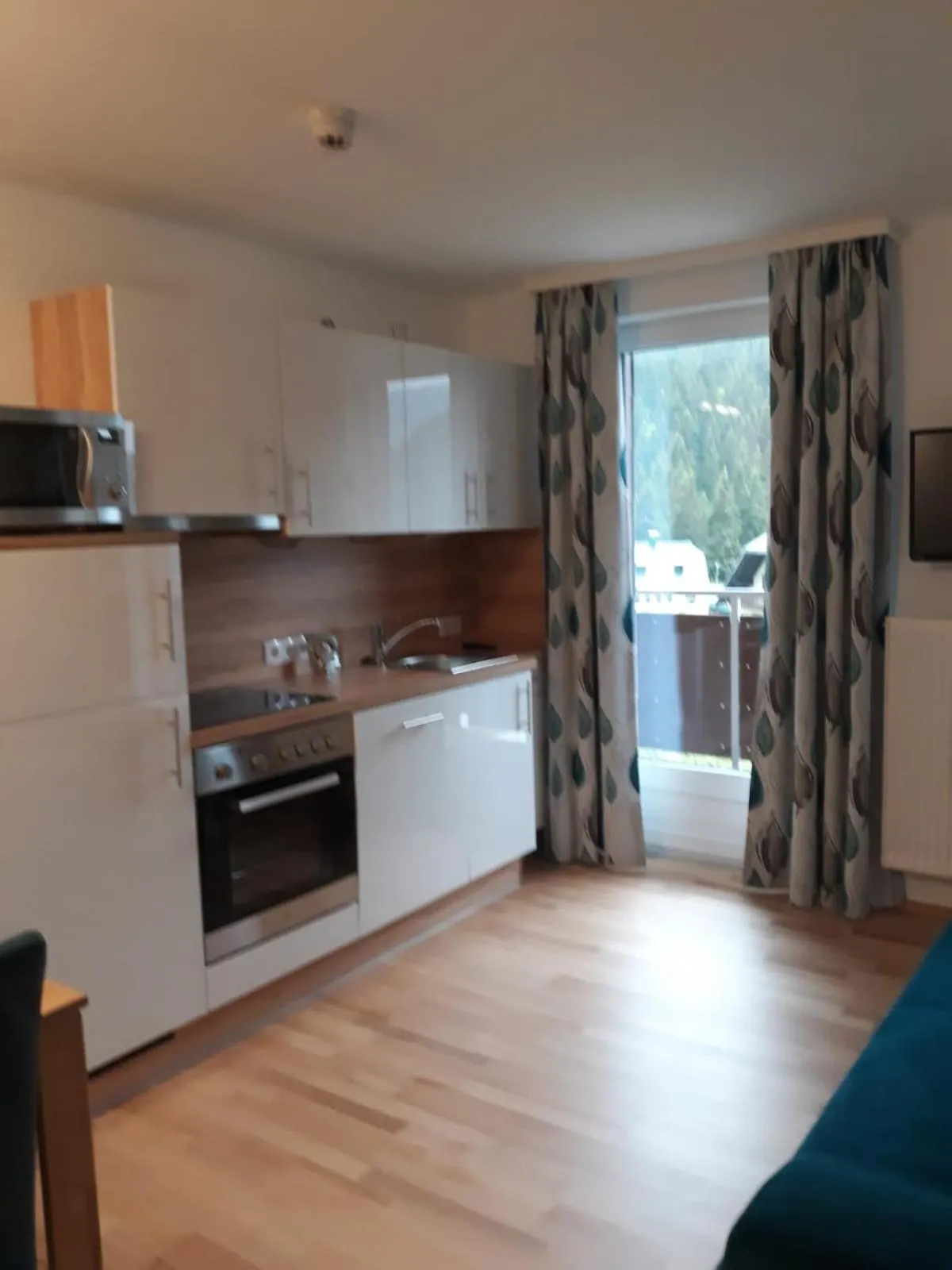 Kitchen or kitchenette in Ferienwohnung Ski-Hans