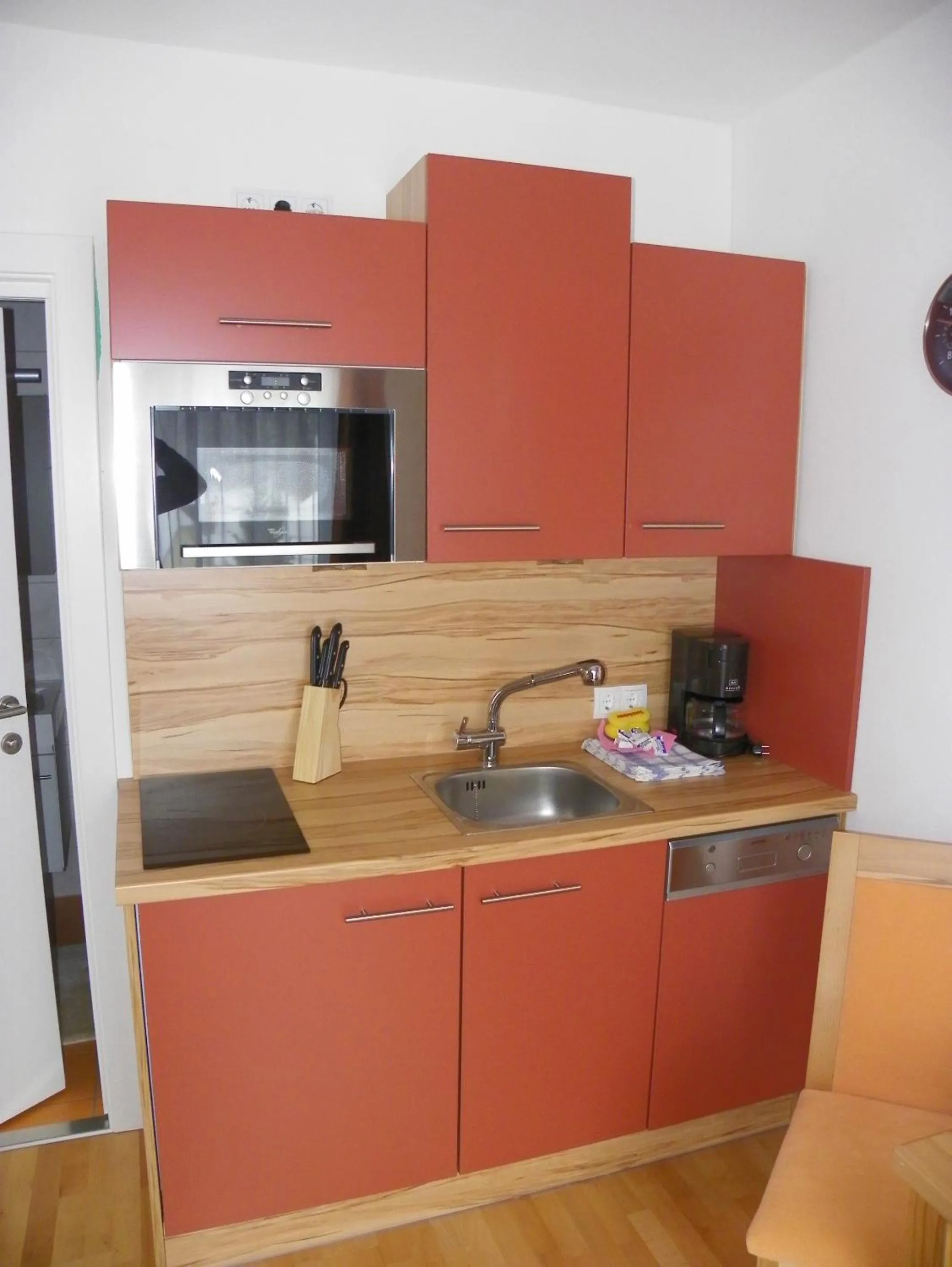 Kitchen or kitchenette in Ferienwohnung Ski-Hans