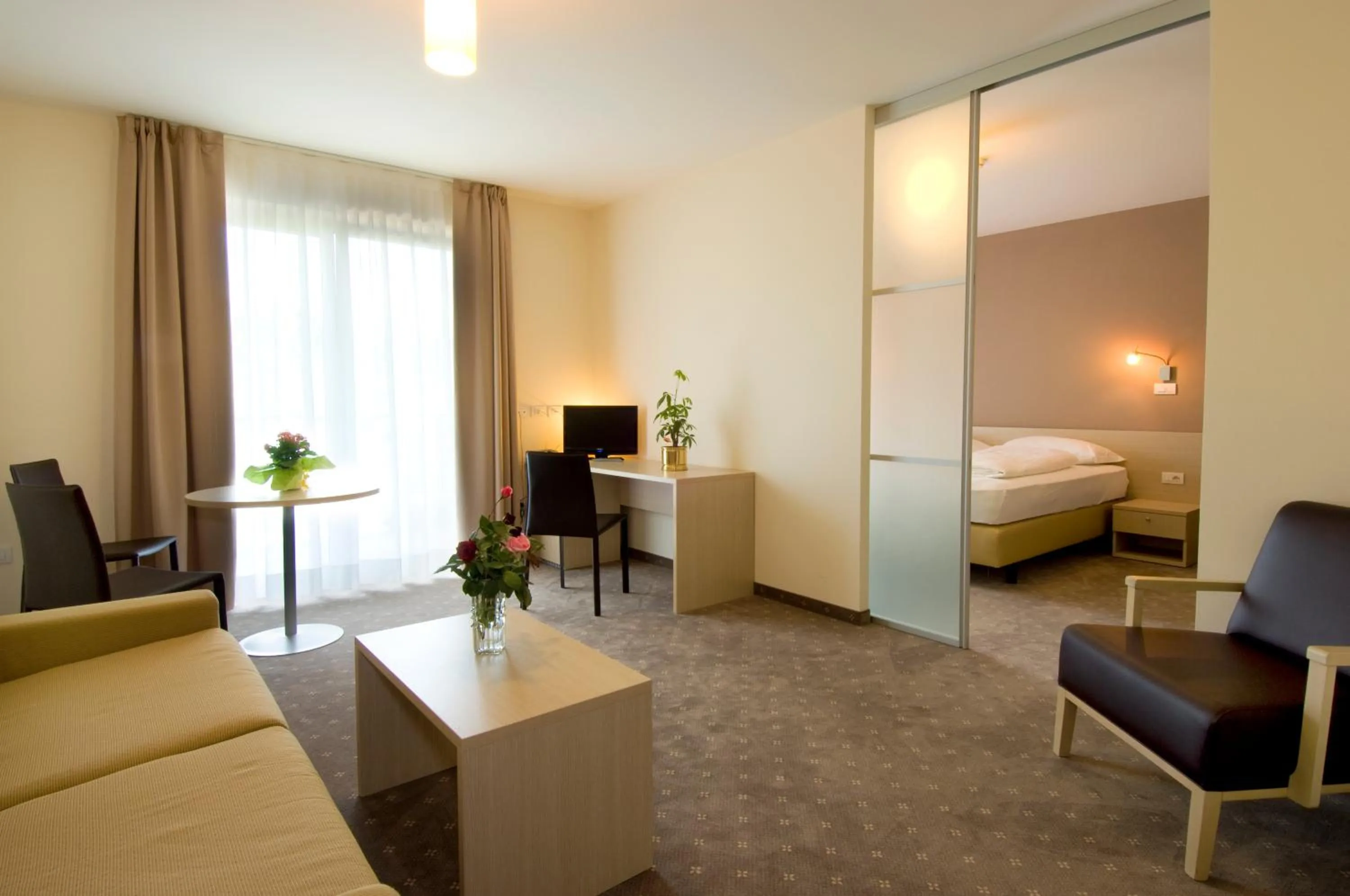 Photo of the whole room, Bed in Hotel Weingarten