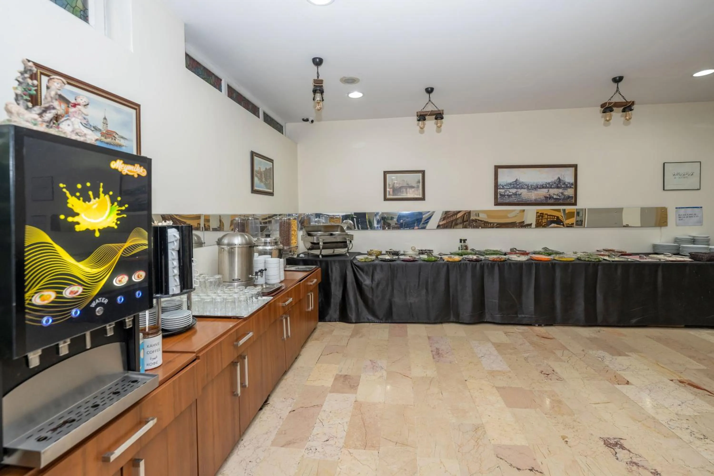 Buffet breakfast in Tugra Hotel