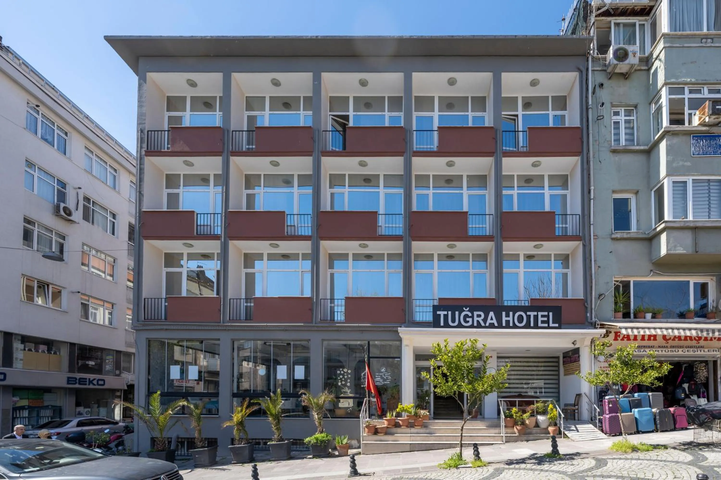Facade/entrance in Tugra Hotel