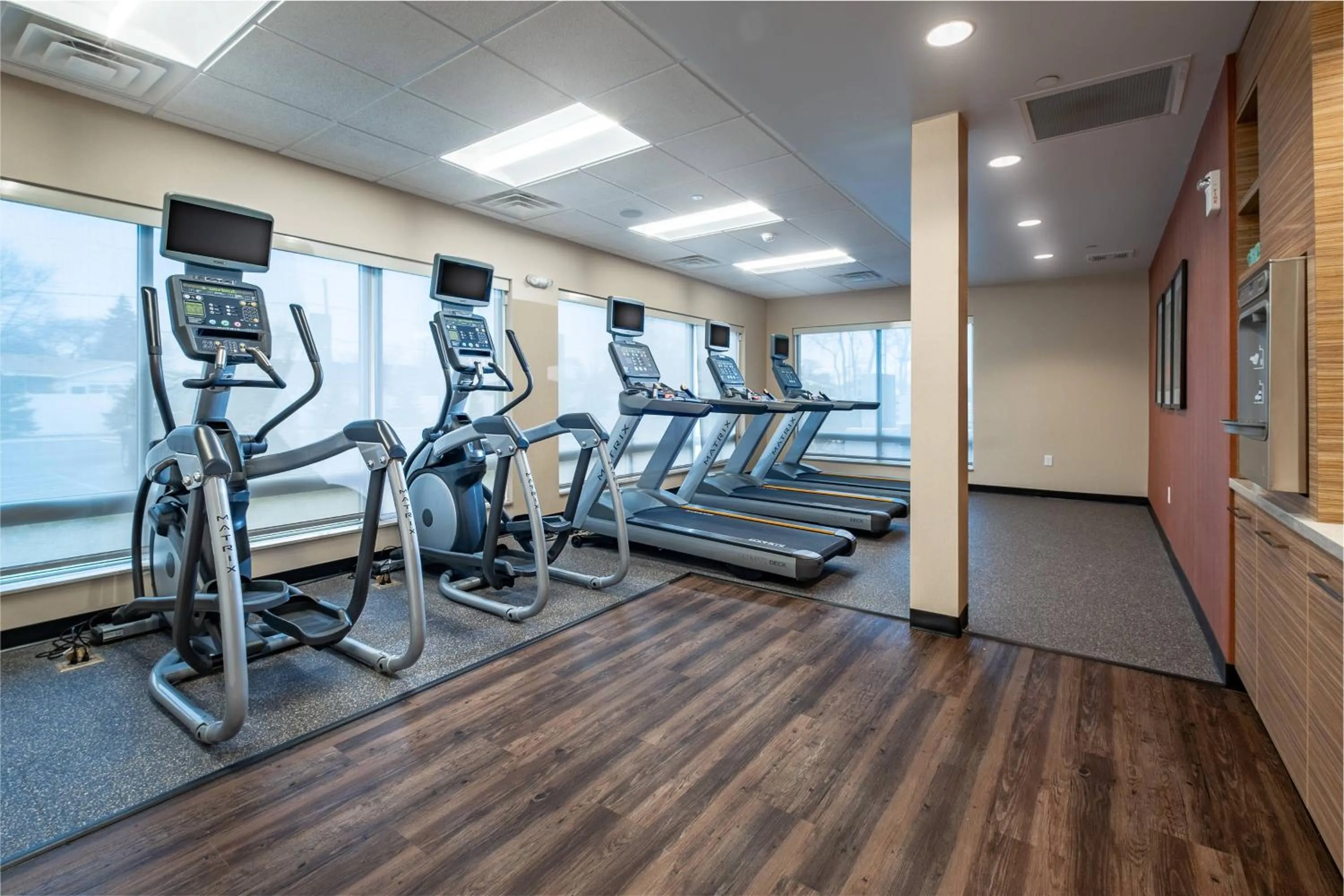 Fitness centre/facilities in TownePlace Suites by Marriott Toledo Oregon