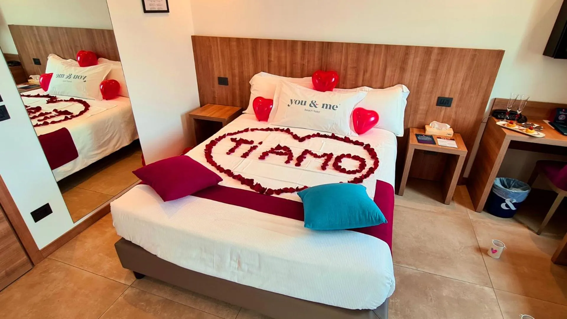 Decorative detail, Bed in You & Me Beach Hotel