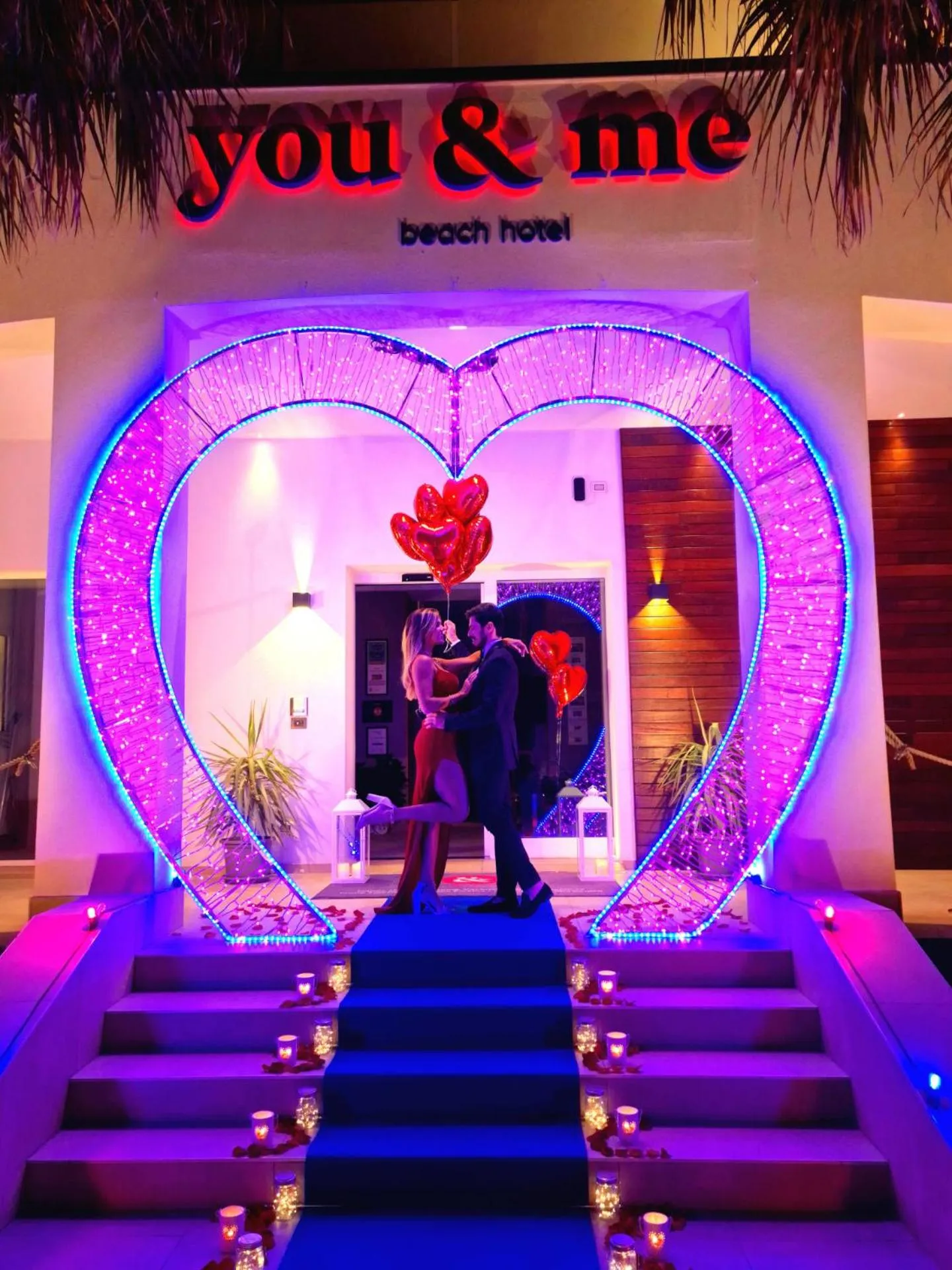 Facade/entrance in You & Me Beach Hotel