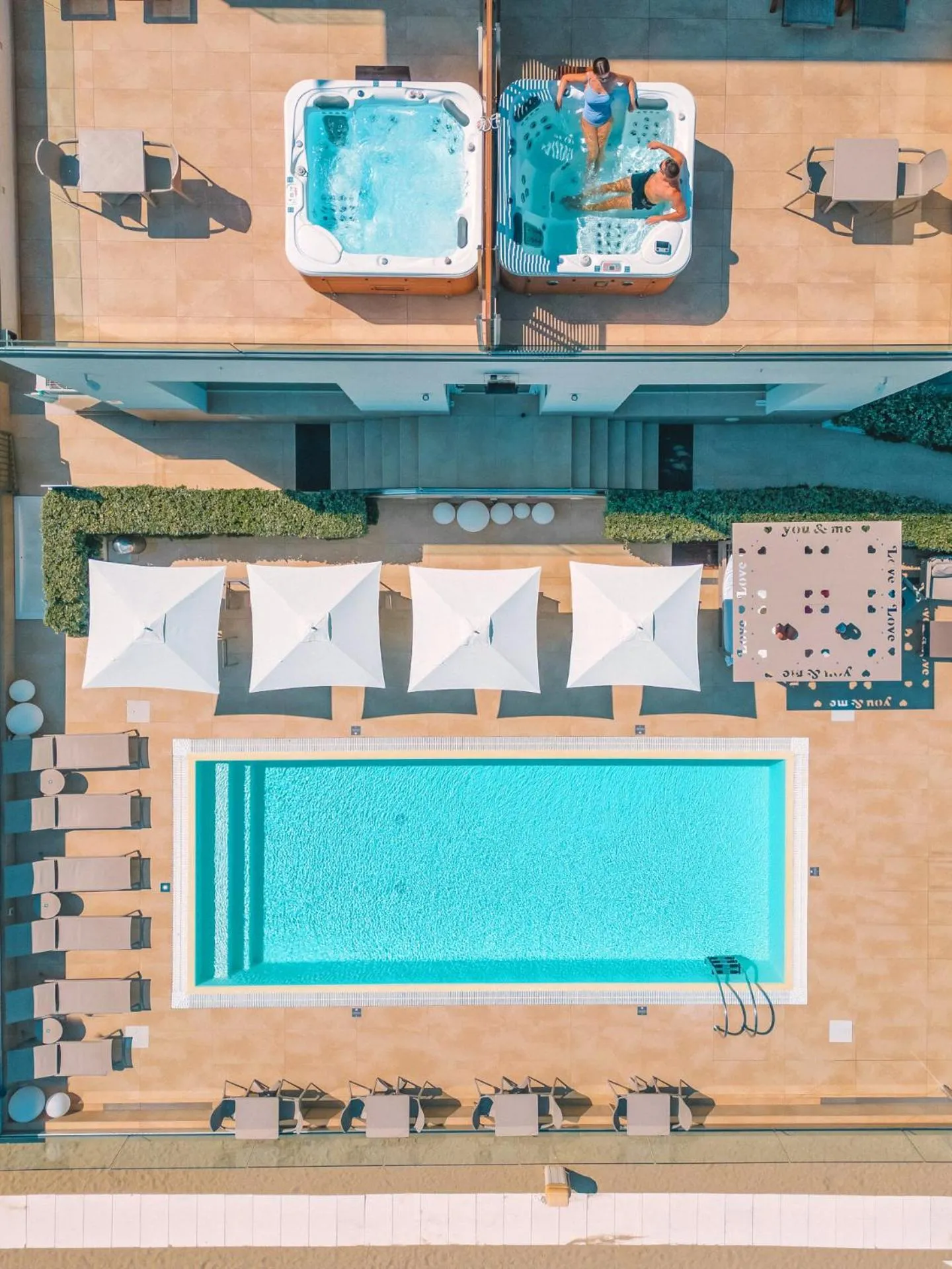 Hot Tub in You & Me Beach Hotel