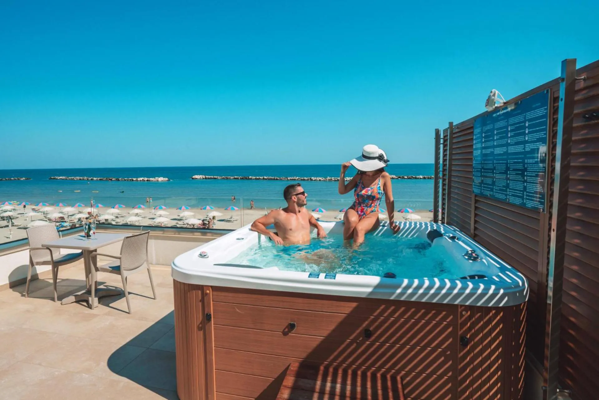 Hot Tub in You & Me Beach Hotel