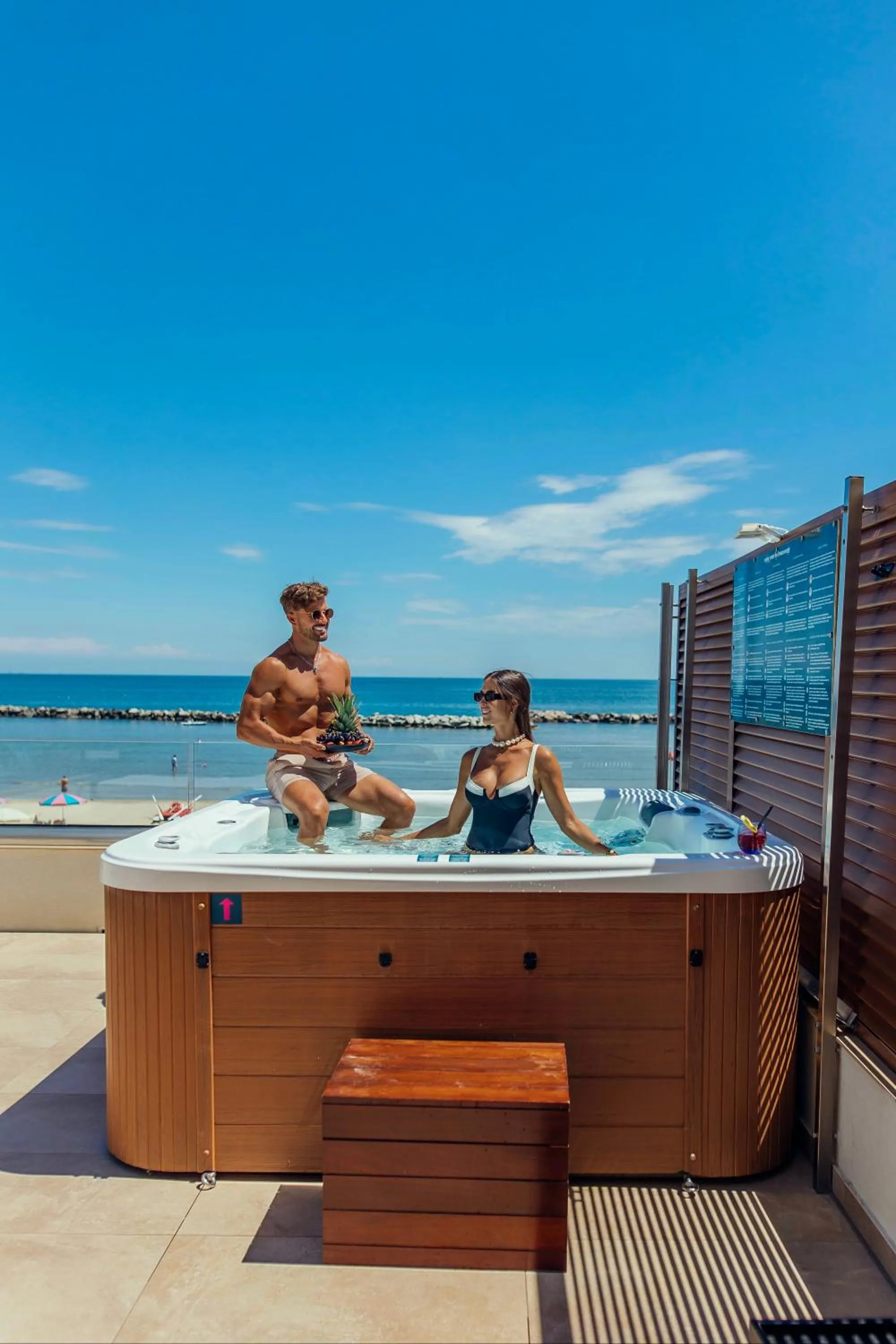 Hot Tub in You & Me Beach Hotel