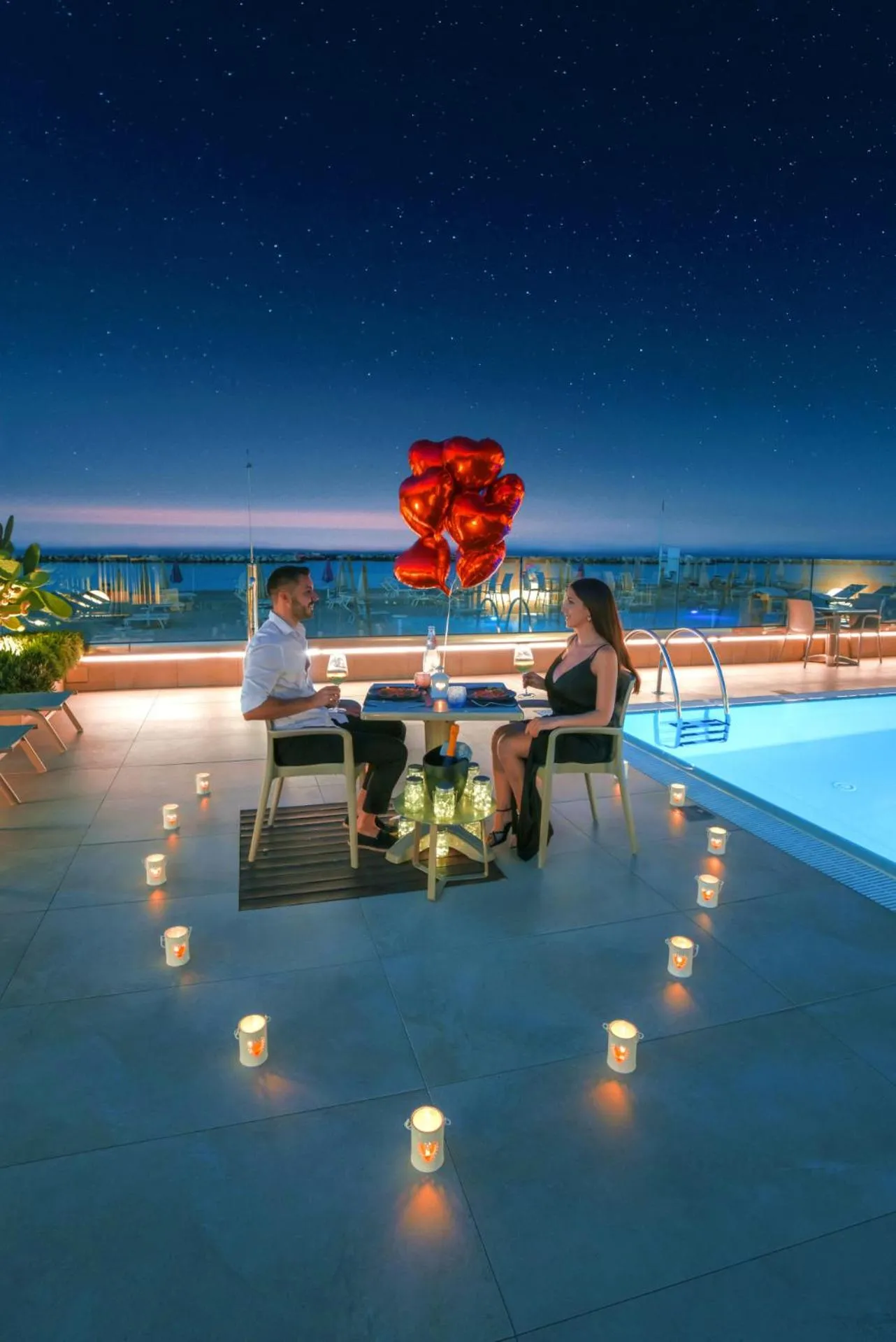 Food and drinks in You & Me Beach Hotel