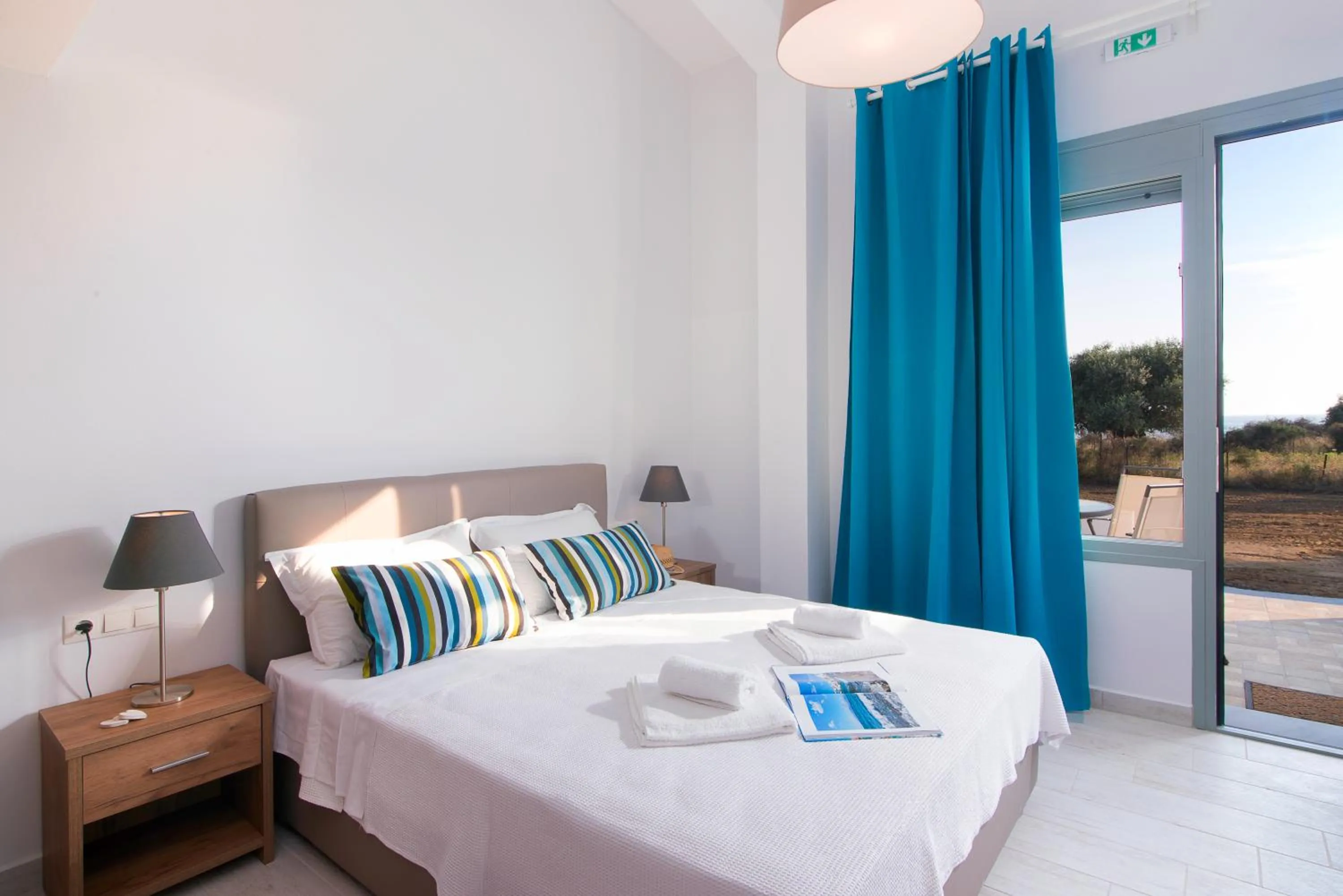 Bedroom, Bed in Terra di Olive Thassos