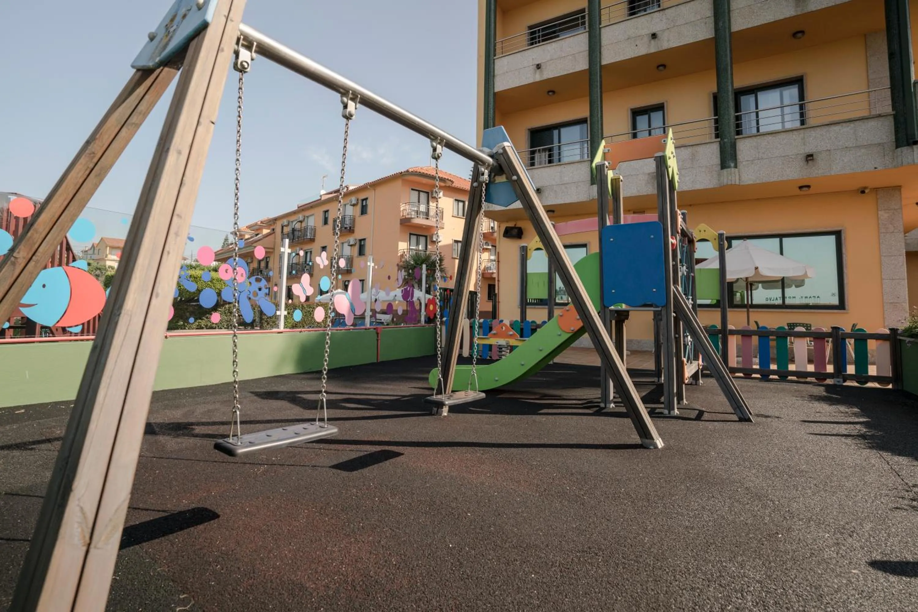 Children play ground in Apartamentos Atlántico Resort