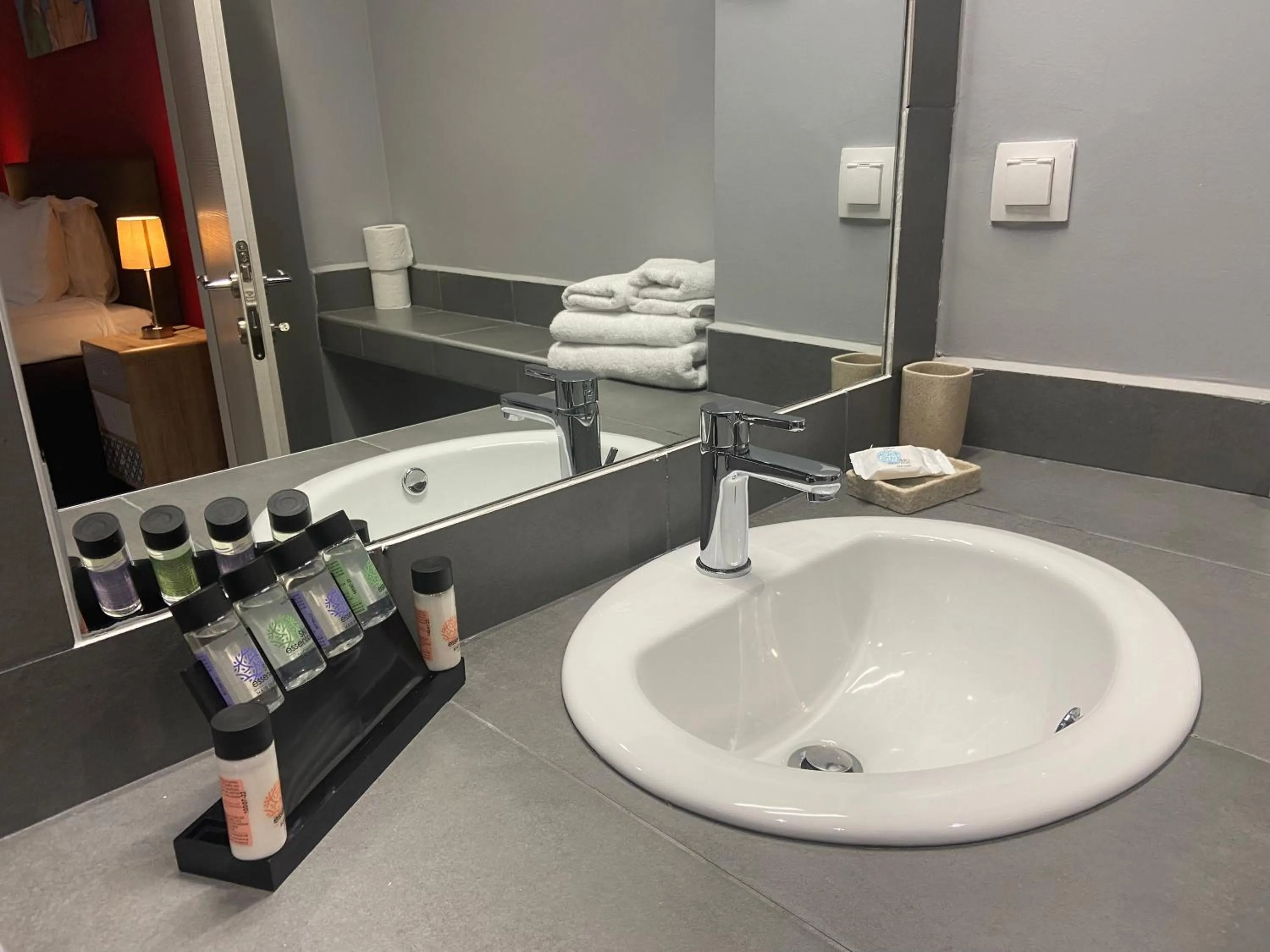 Bathroom in Connect Studios & Apartments