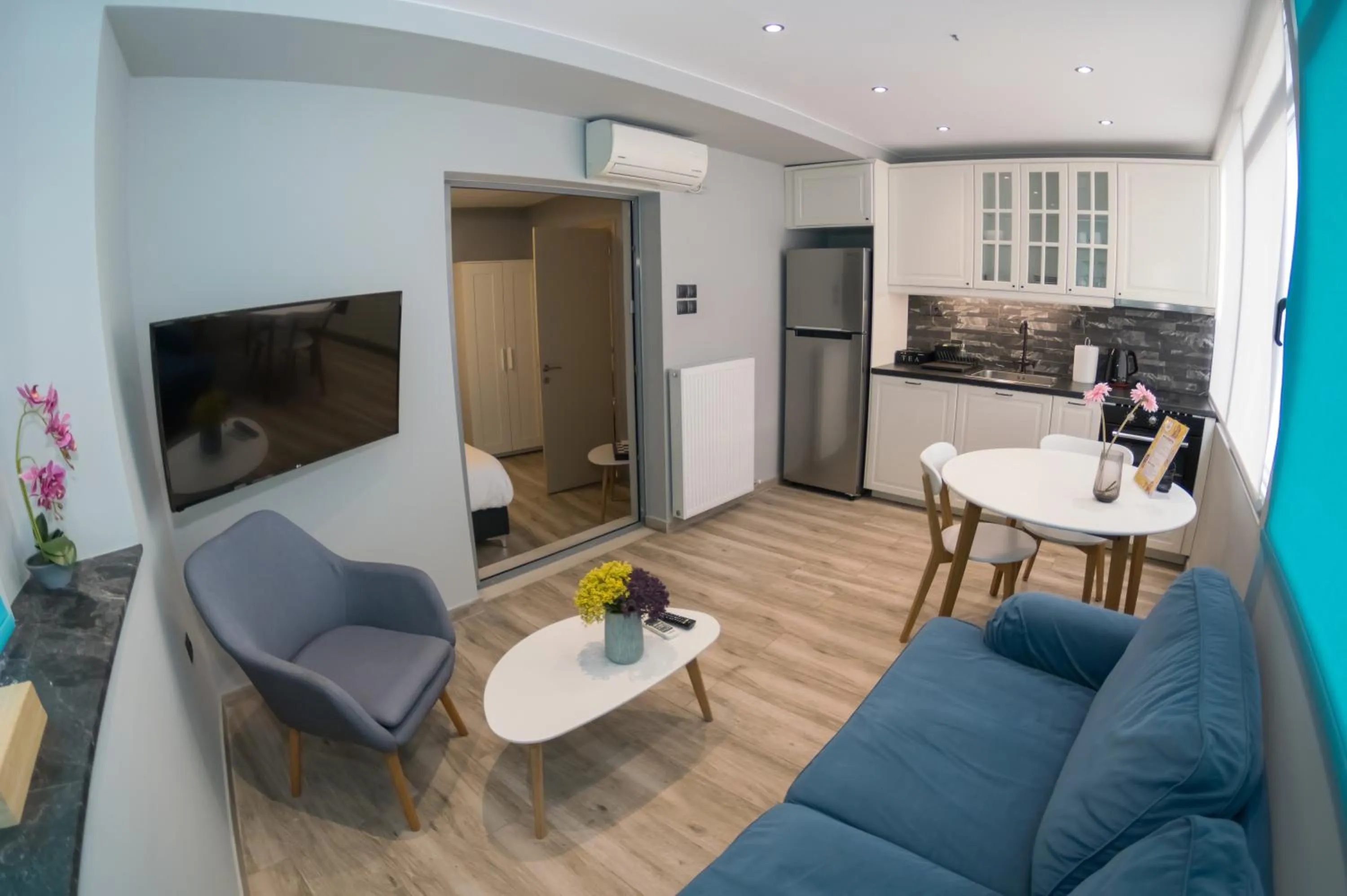 Seating area in Connect Studios & Apartments