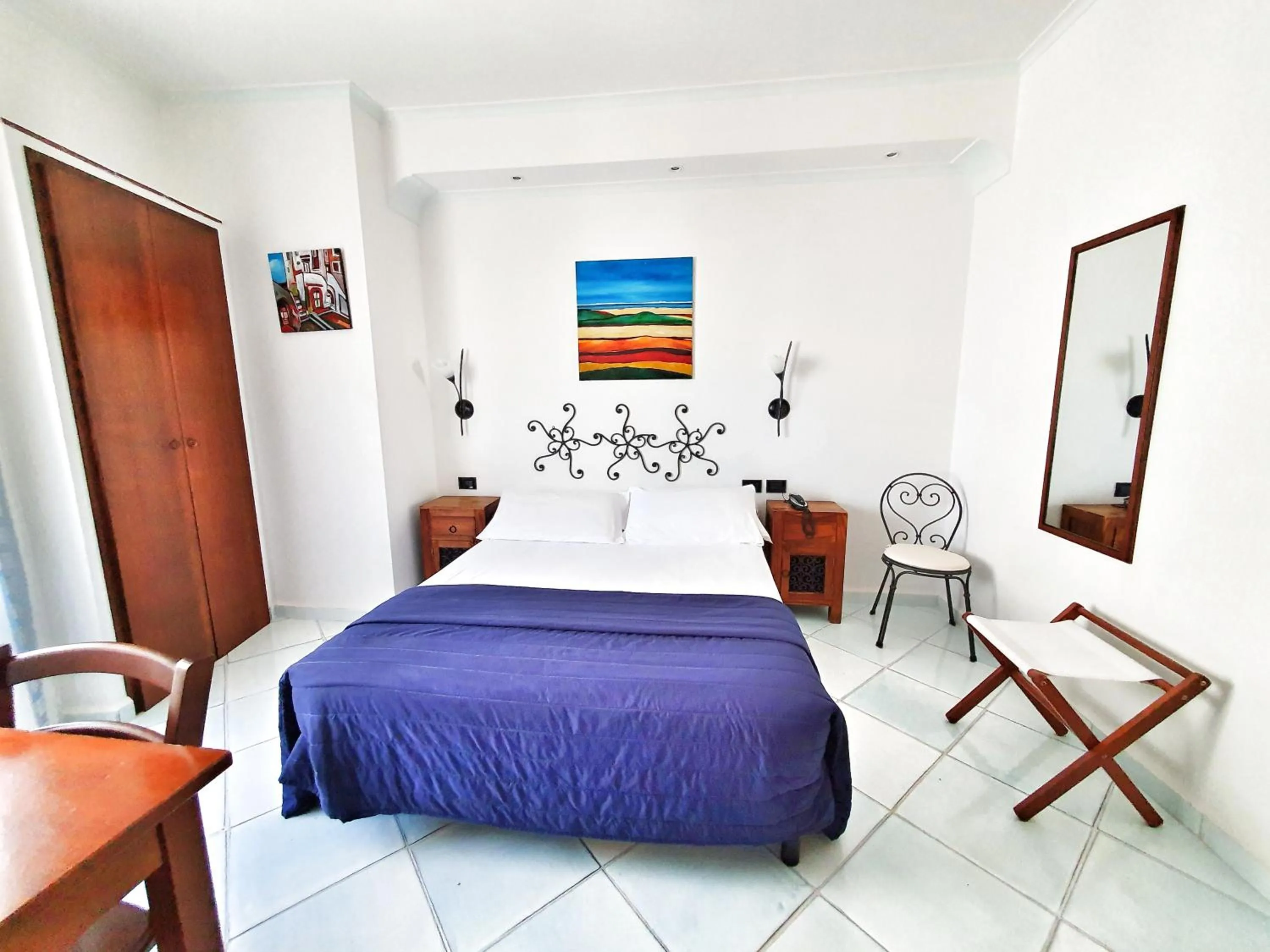 Bed in Hotel Corallo Sperlonga