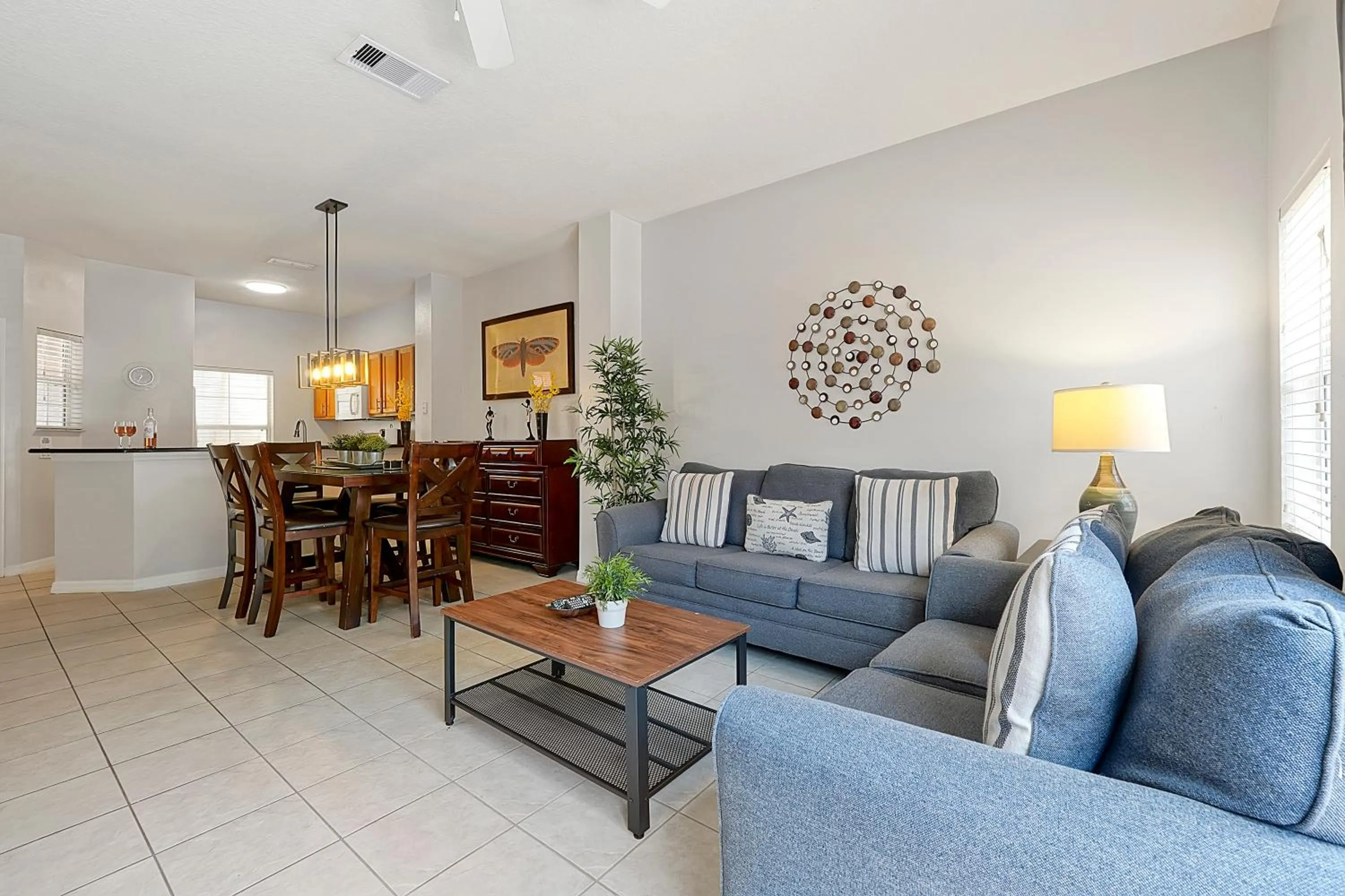 Living room in Encantada Resort Vacation Townhomes by IDILIQ