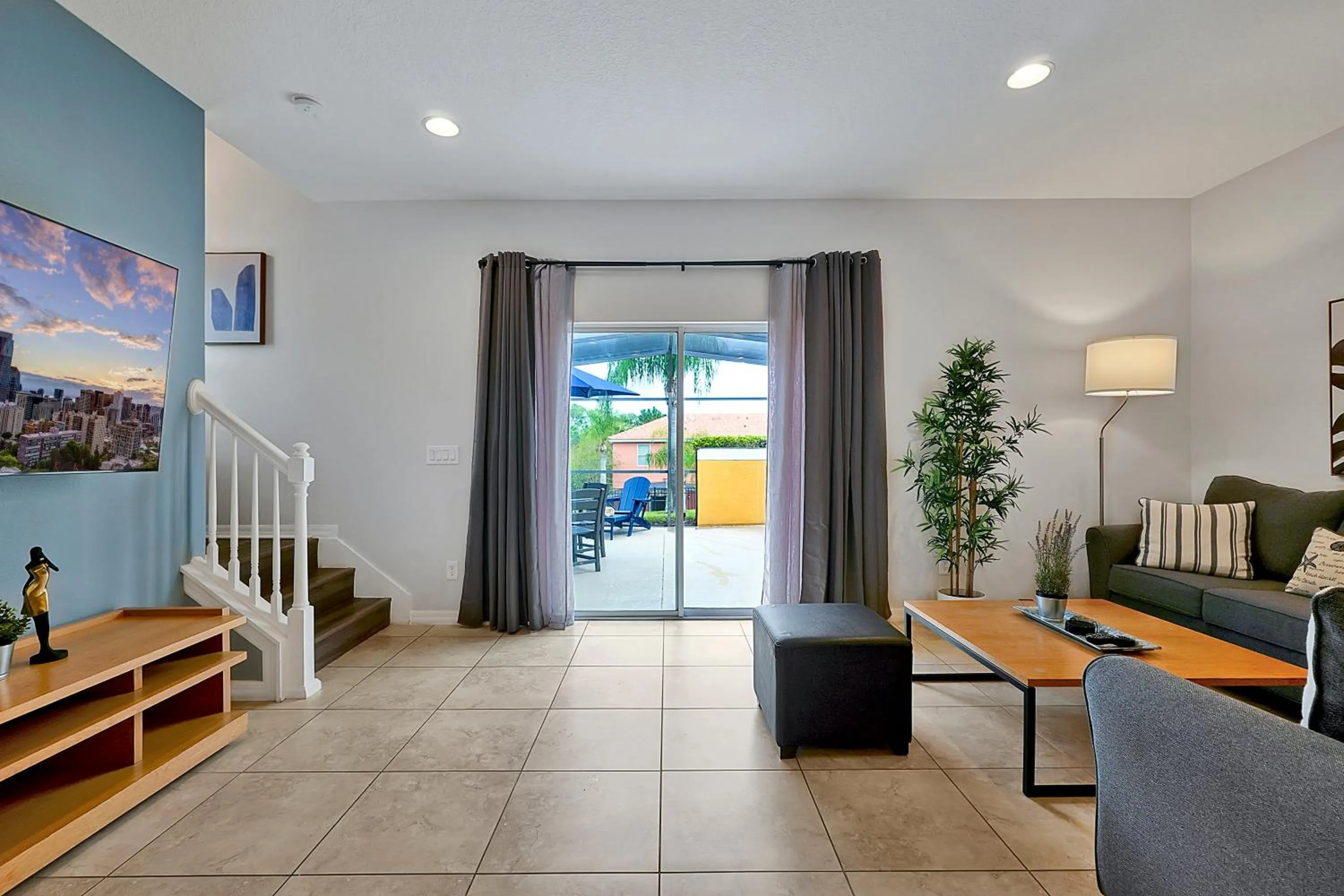 Living room in Encantada Resort Vacation Townhomes by IDILIQ