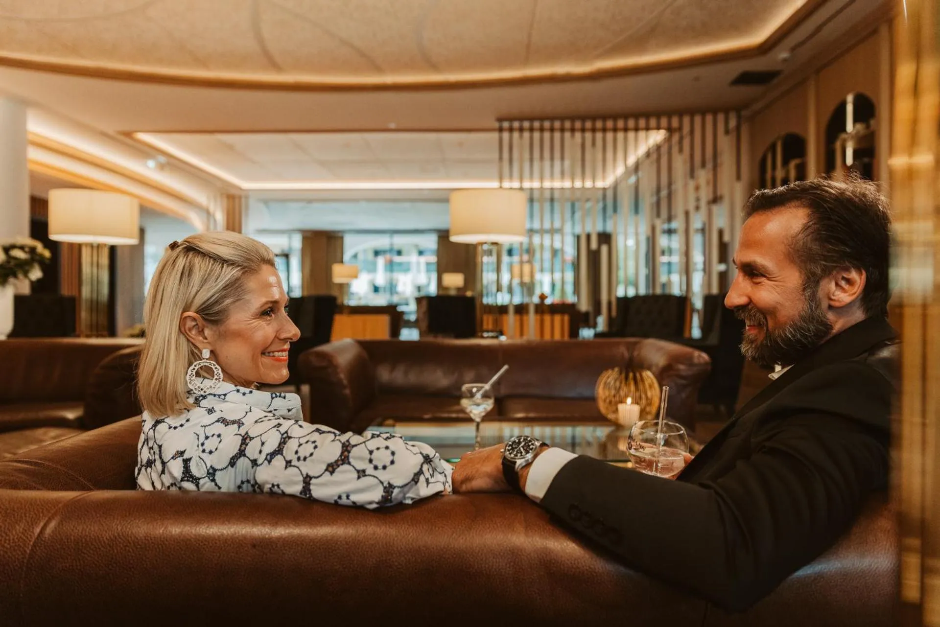 Lobby or reception in Hotel Friesacher