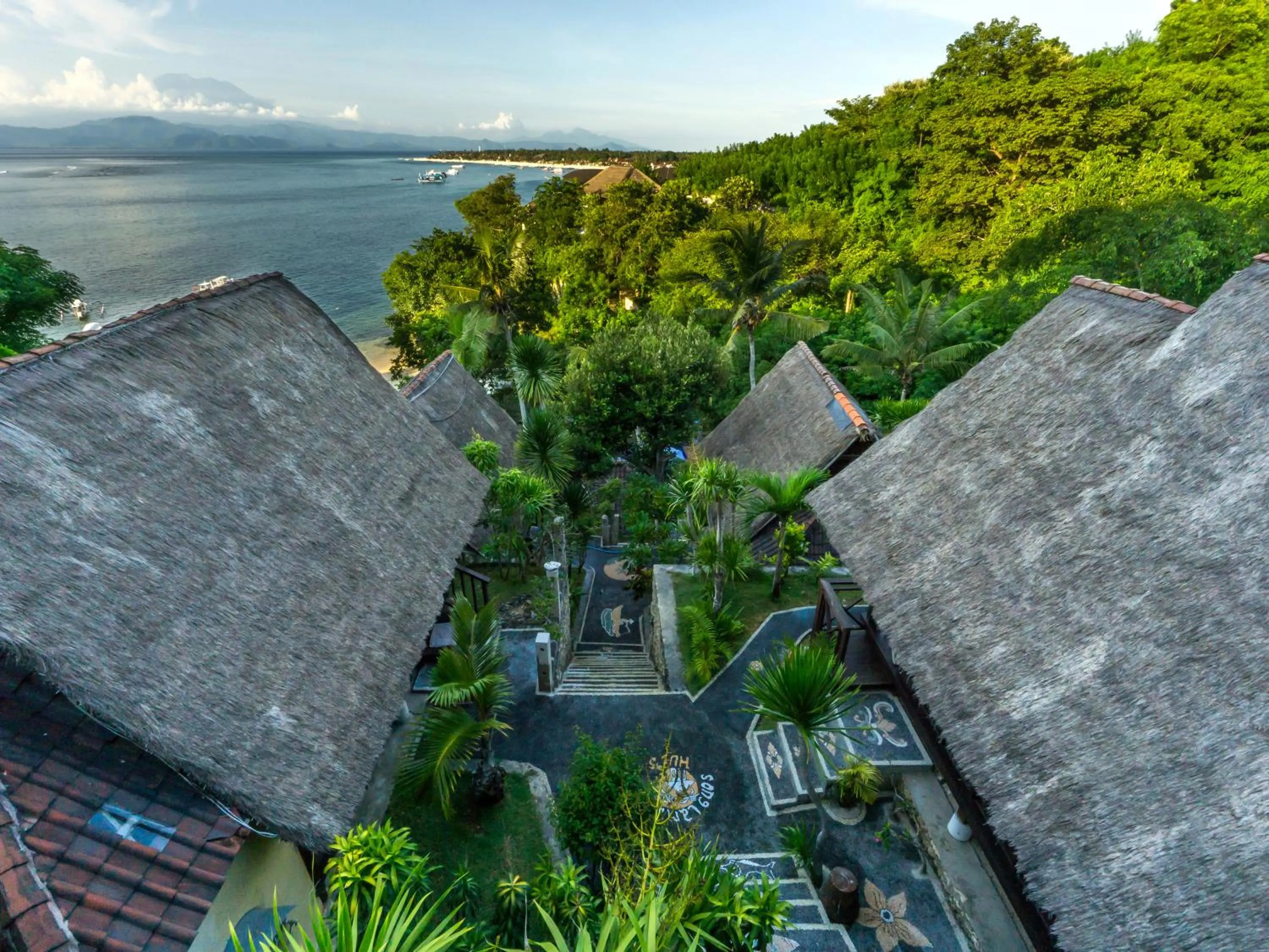 Sea view in Song Lambung Beach Huts
