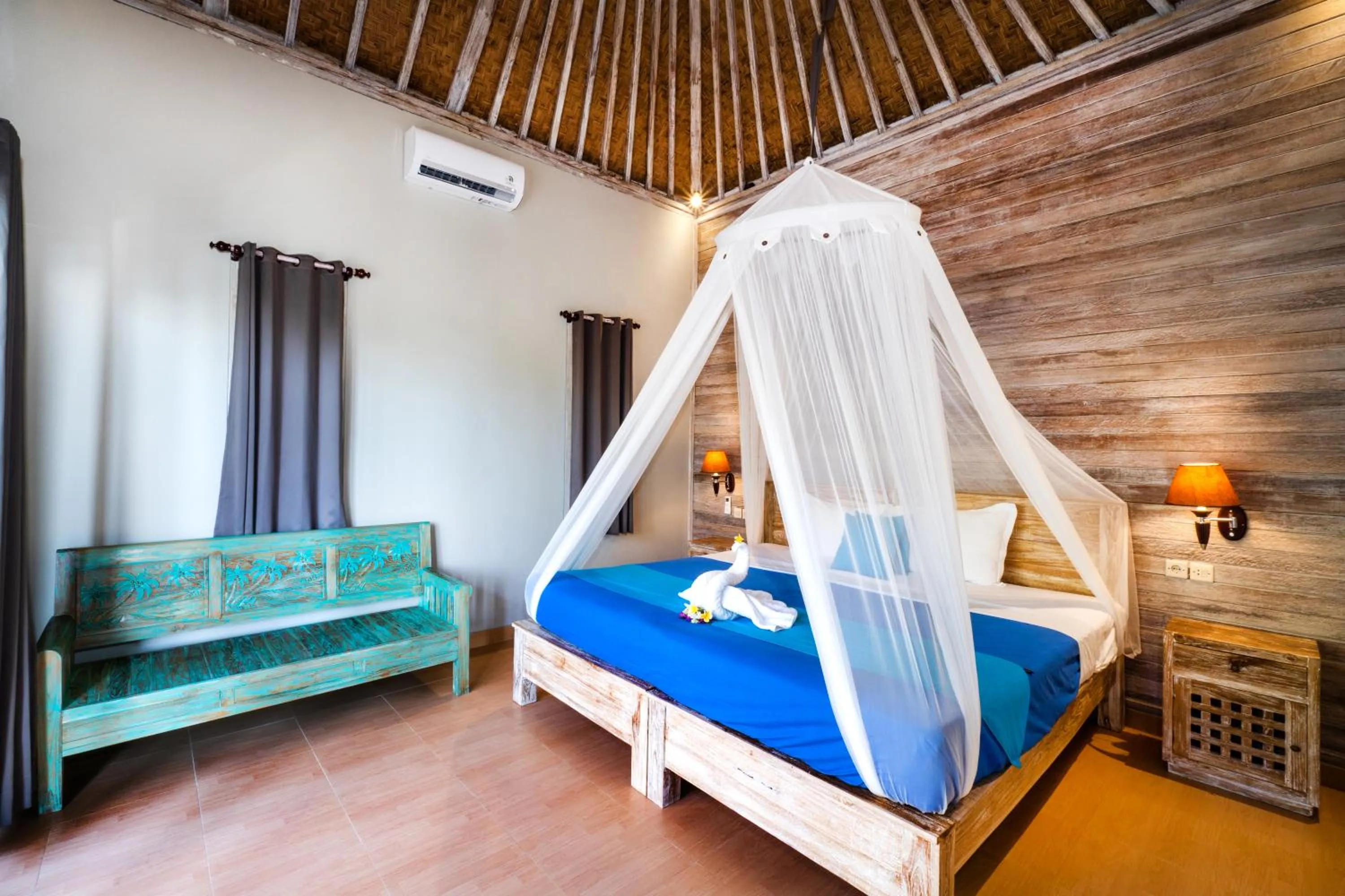 Bedroom, Bed in Song Lambung Beach Huts