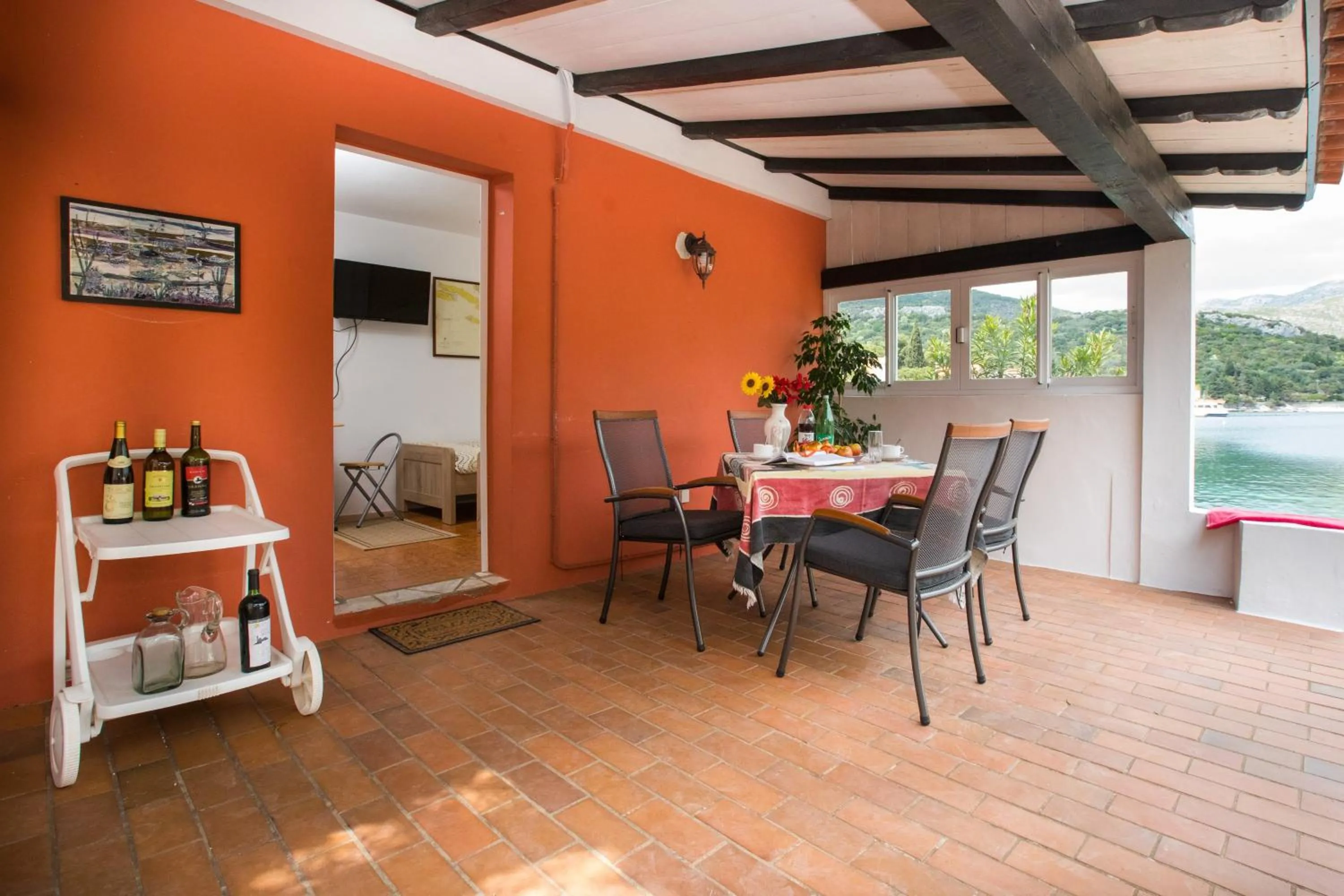 Balcony/Terrace in Seaside Studio