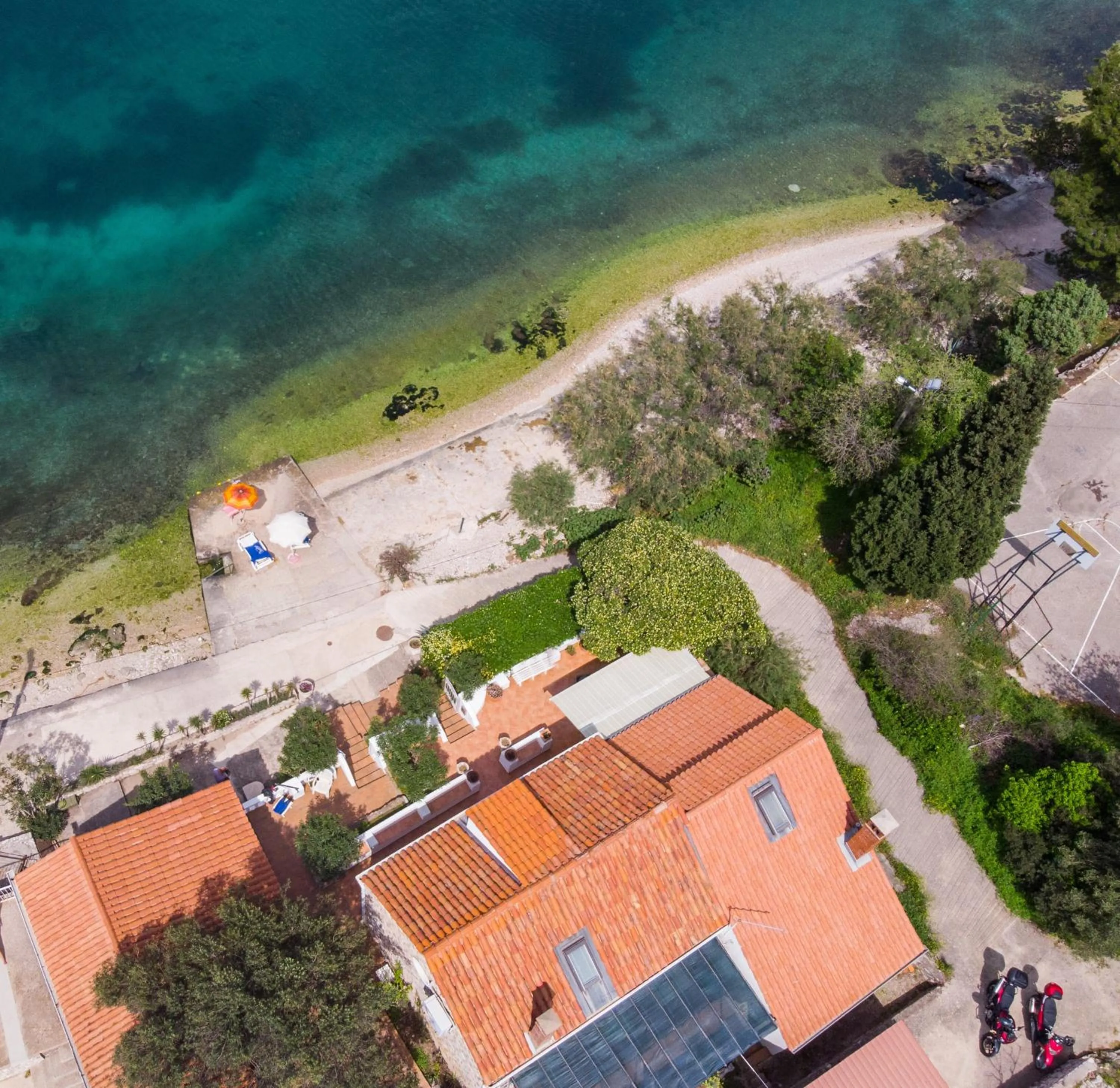 Bird's eye view in Seaside Studio