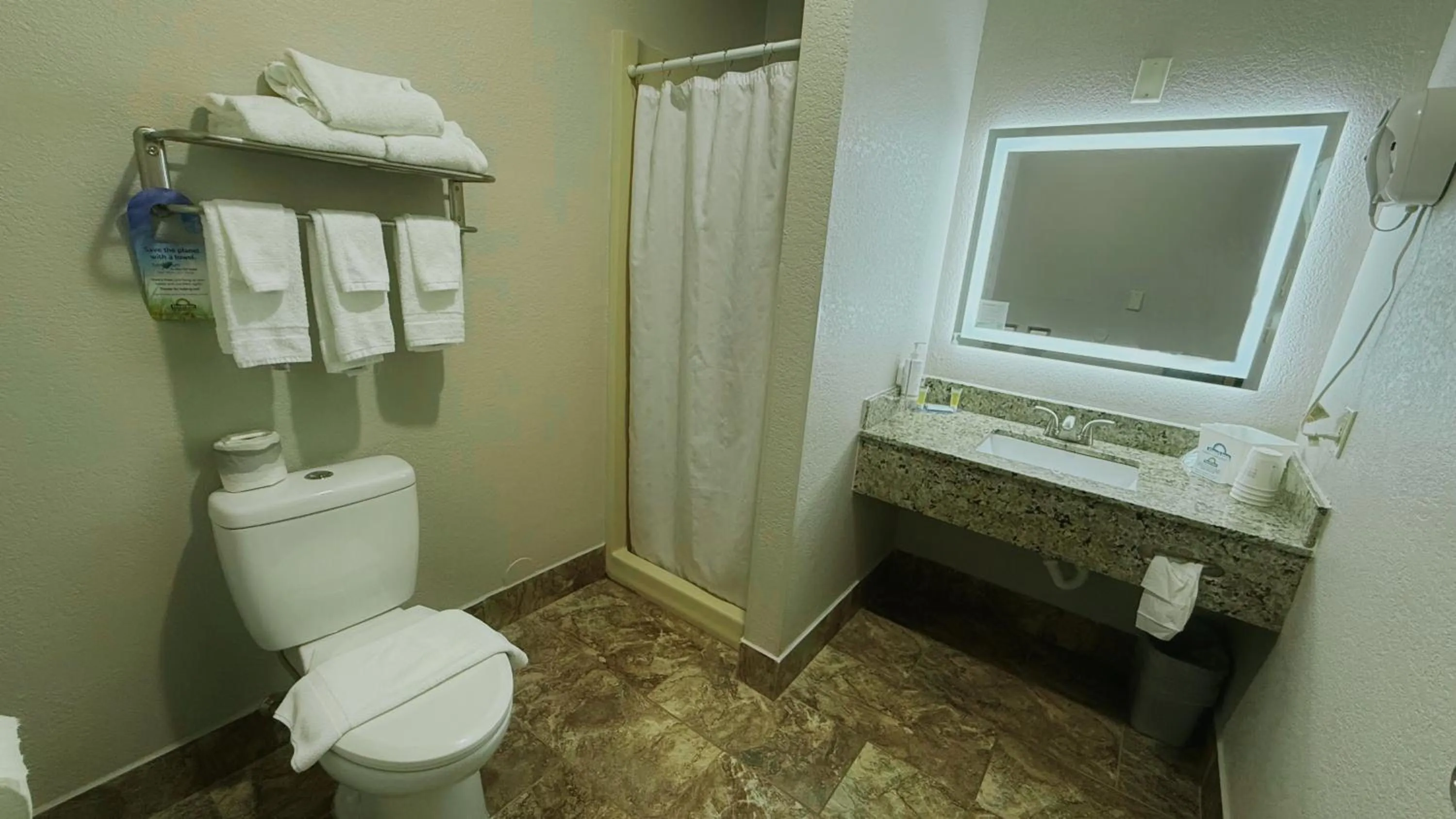 Bathroom in Days Inn by Wyndham Mankato