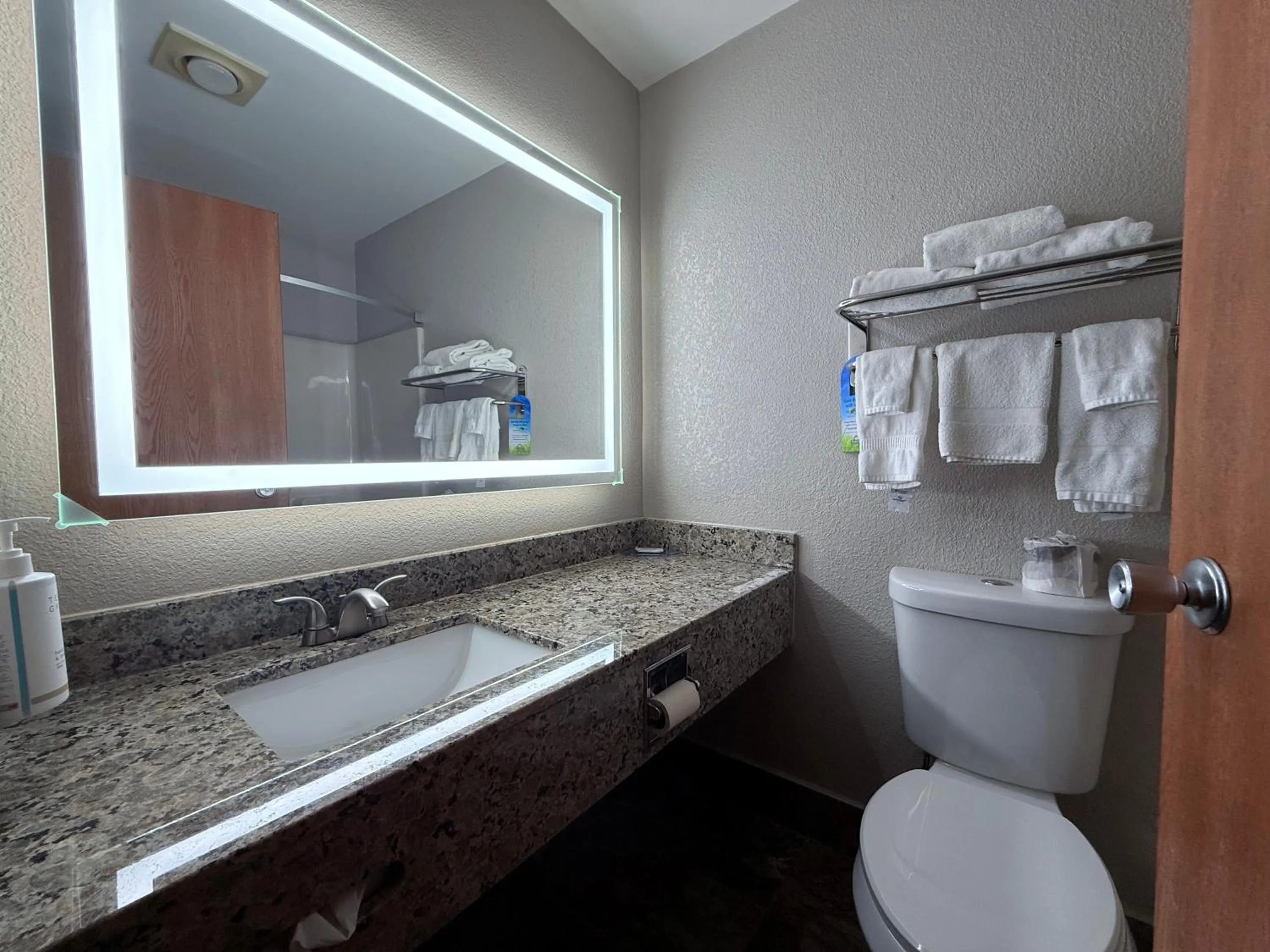 Bathroom in Days Inn by Wyndham Mankato