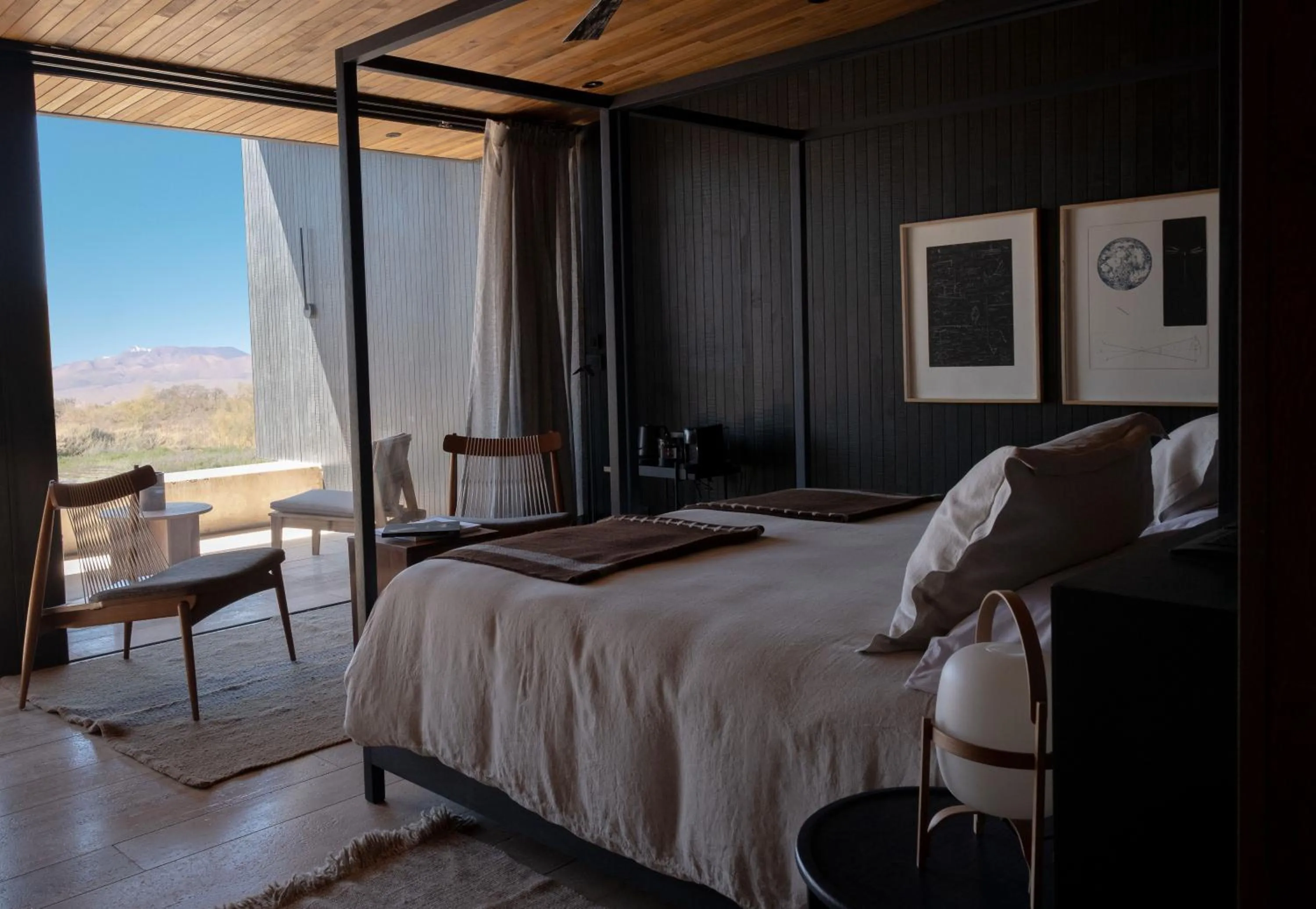 View (from property/room), Bed in Tierra Atacama