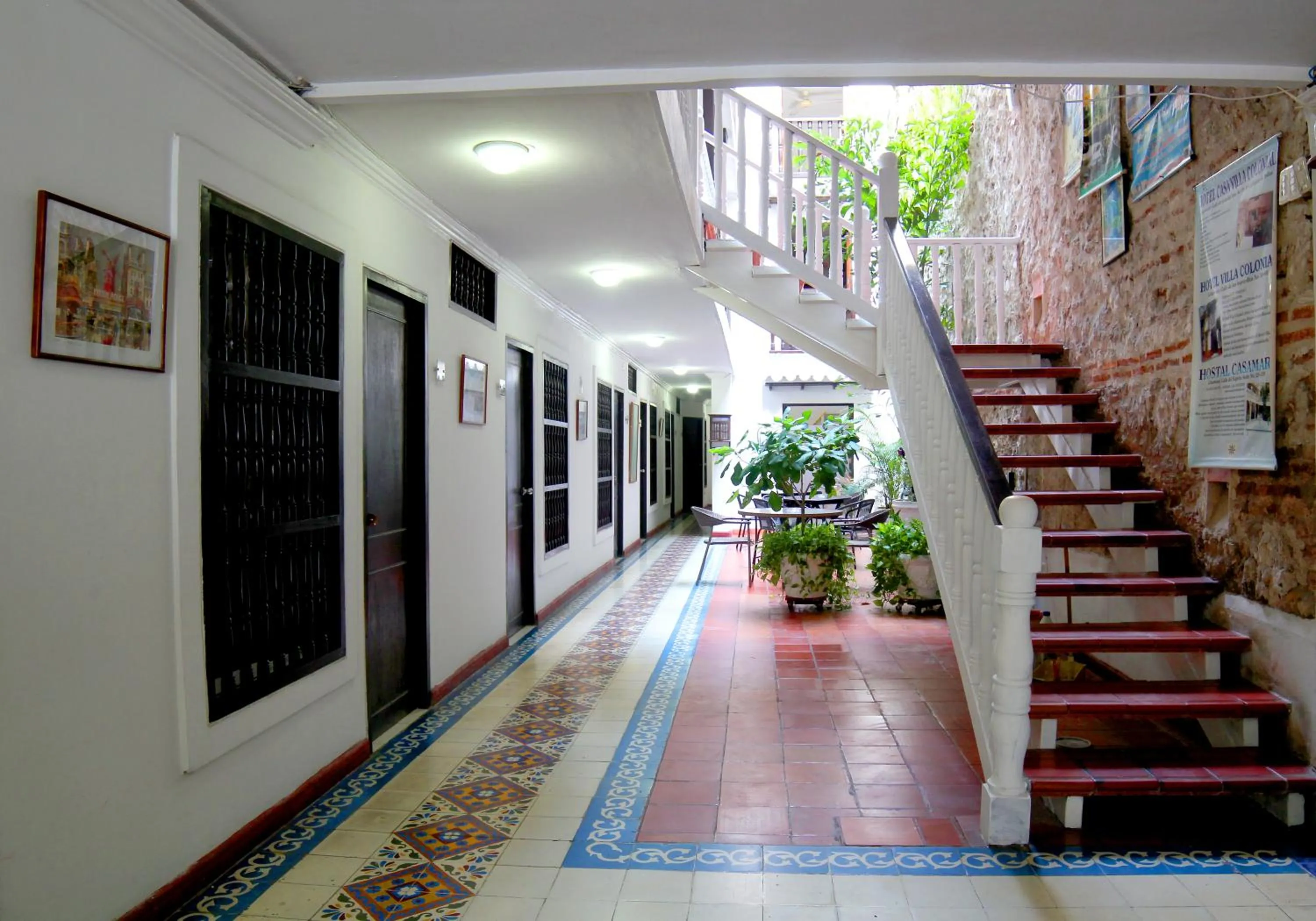 Patio in Hotel Villa Colonial By Akel Hotels