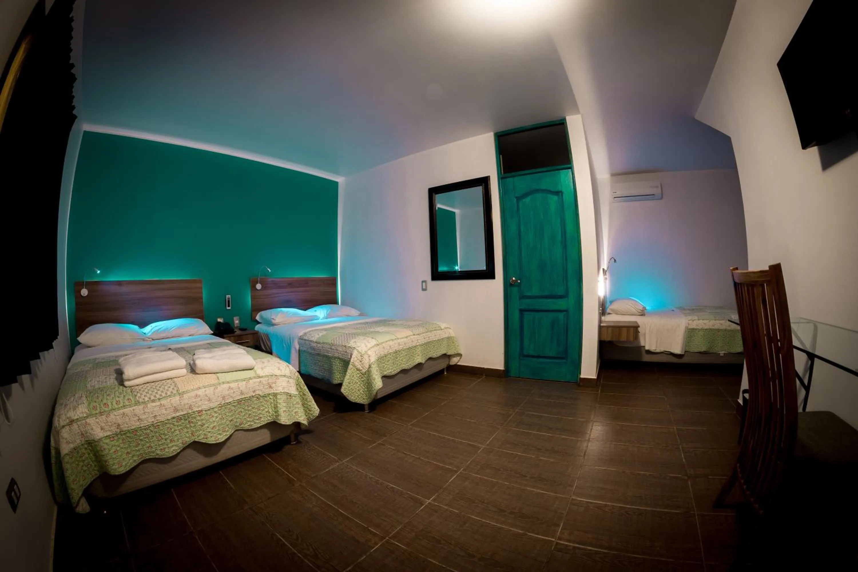 Bed in Hotel Villa Jazmin