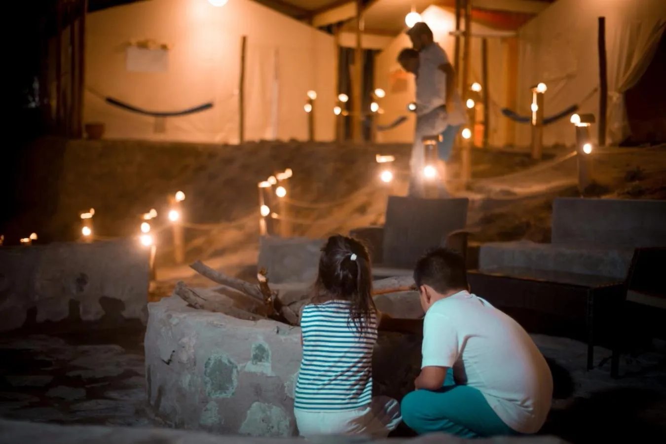 Patio in Hotel Villa Jazmin