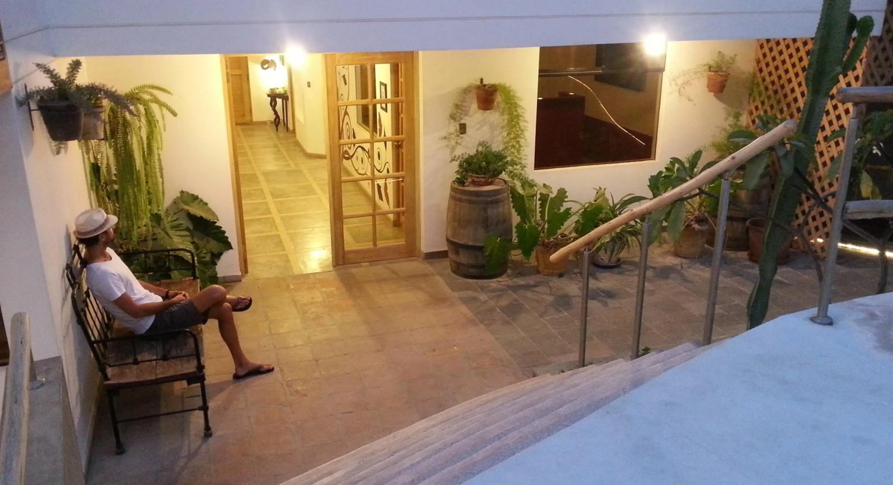 Patio in Hotel Villa Jazmin